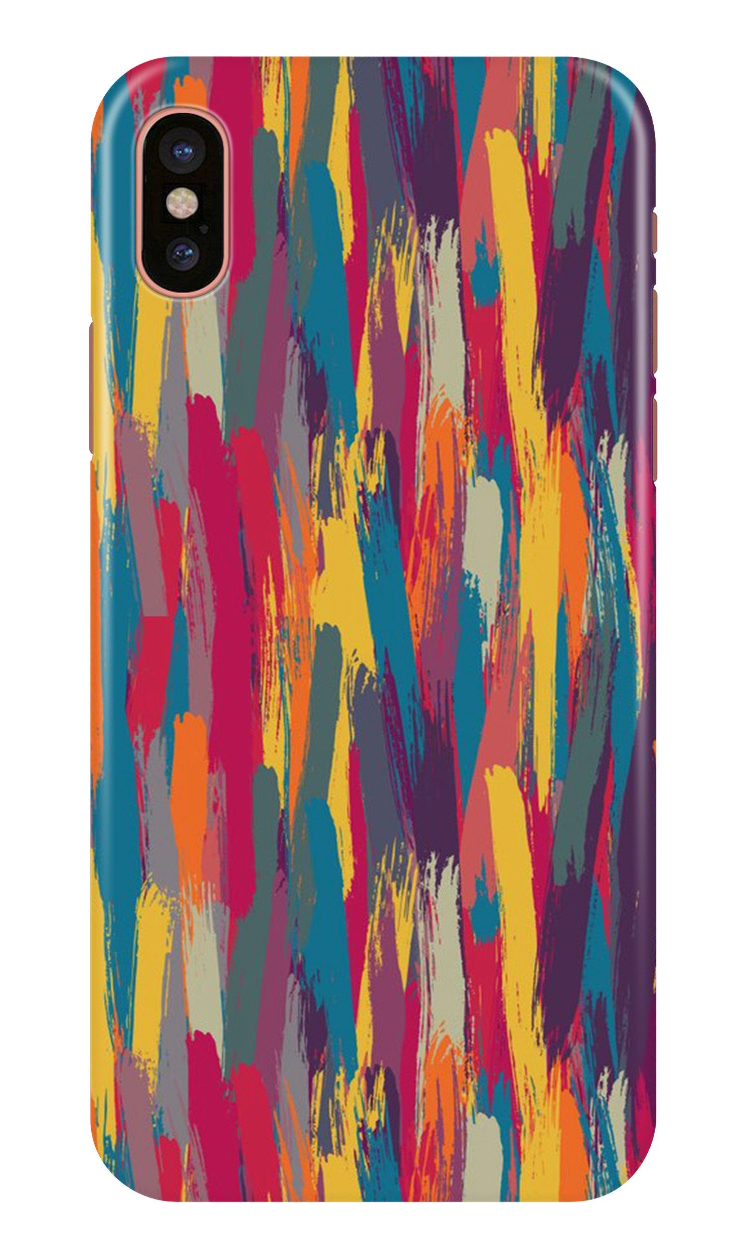 Modern Art Mobile Back Case for iPhone X (Design - 242) Modern Art Case for iPhone X (Design No. 242)