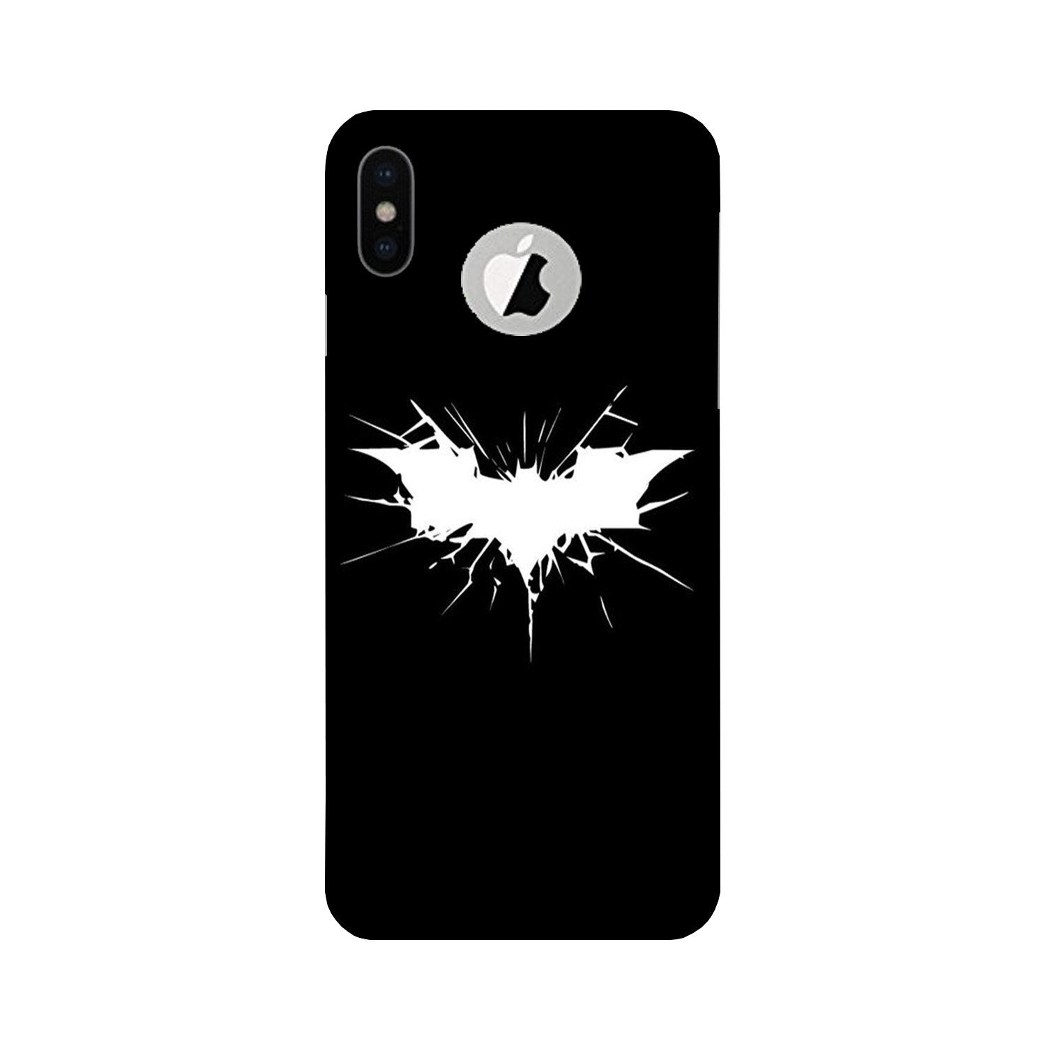 Batman Superhero Mobile Back Case for iPhone X logo cut (Design - 119) Batman Superhero Case for iPhone X logo cut (Design - 119)