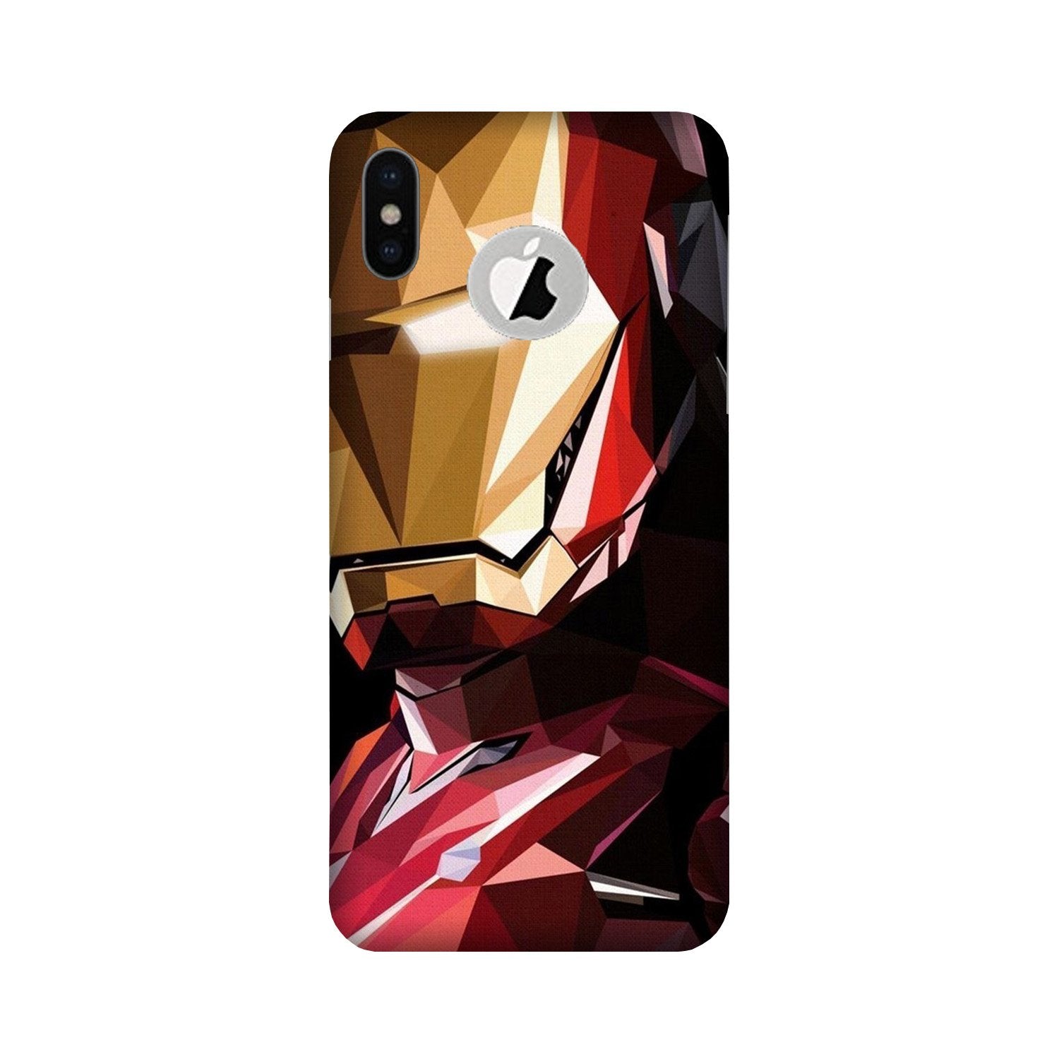 Iron Man Superhero Mobile Back Case for iPhone X logo cut (Design - 122) Iron Man Superhero Case for iPhone X logo cut (Design - 122)