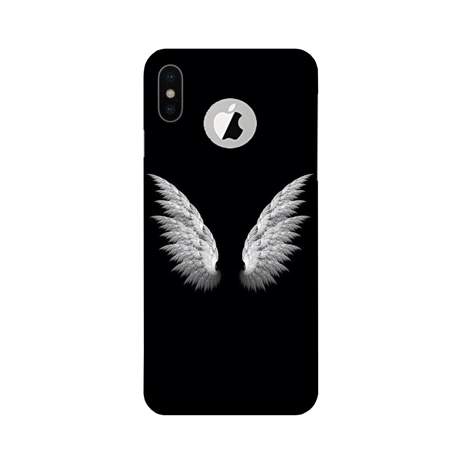 Angel Mobile Back Case for iPhone X logo cut (Design - 142) Angel Case for iPhone X logo cut (Design - 142)