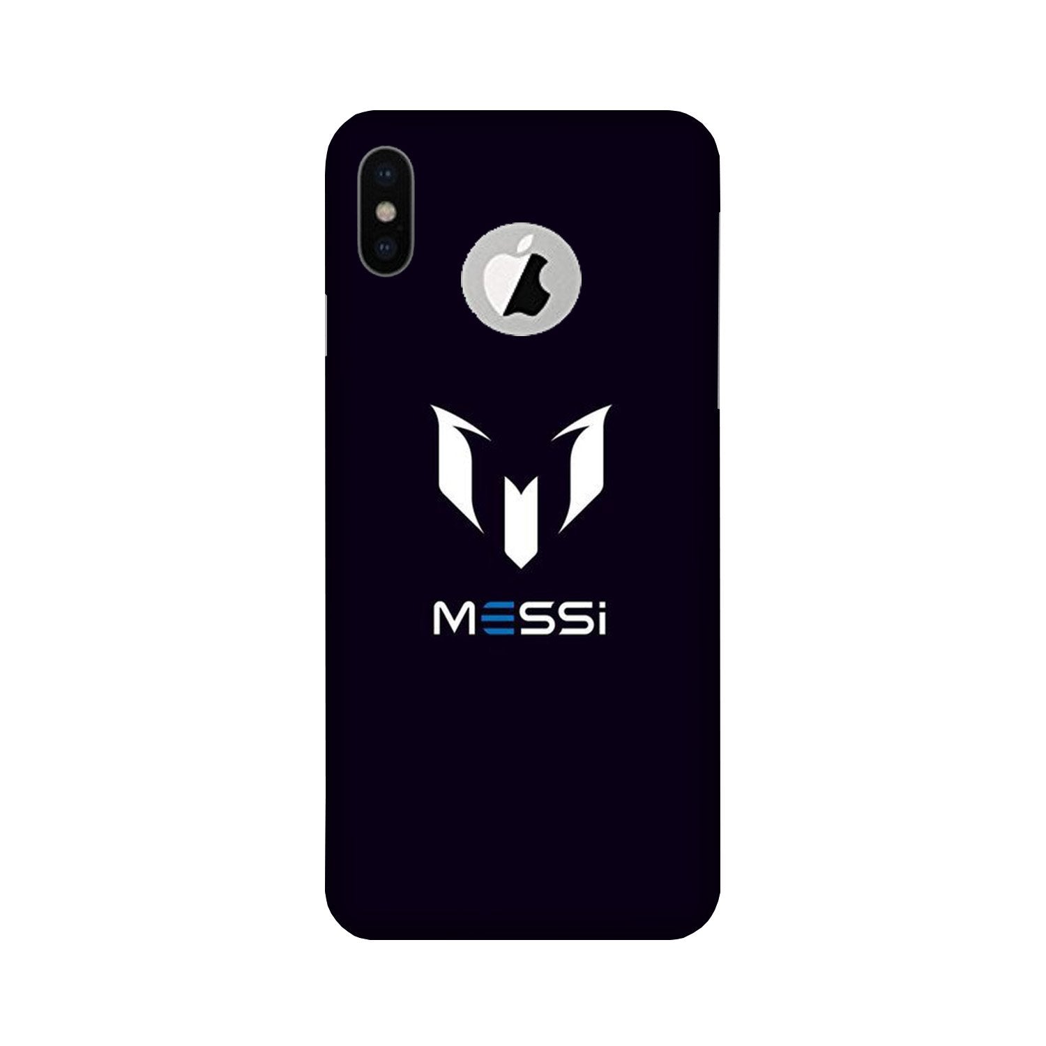 Messi Mobile Back Case for iPhone X logo cut (Design - 158) Messi Case for iPhone X logo cut (Design - 158)