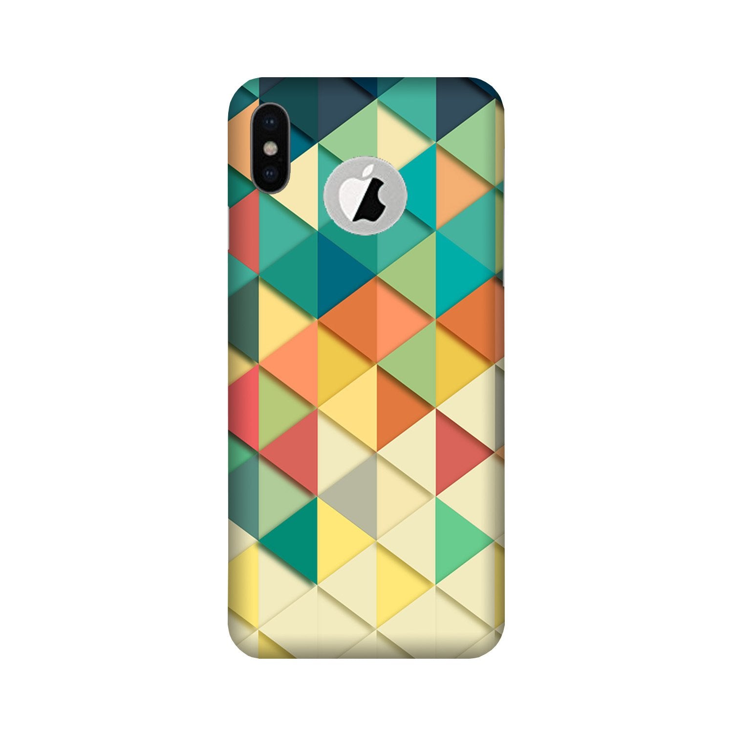 Designer Mobile Back Case for iPhone X logo cut (Design - 194) Designer Case for iPhone X logo cut (Design - 194)