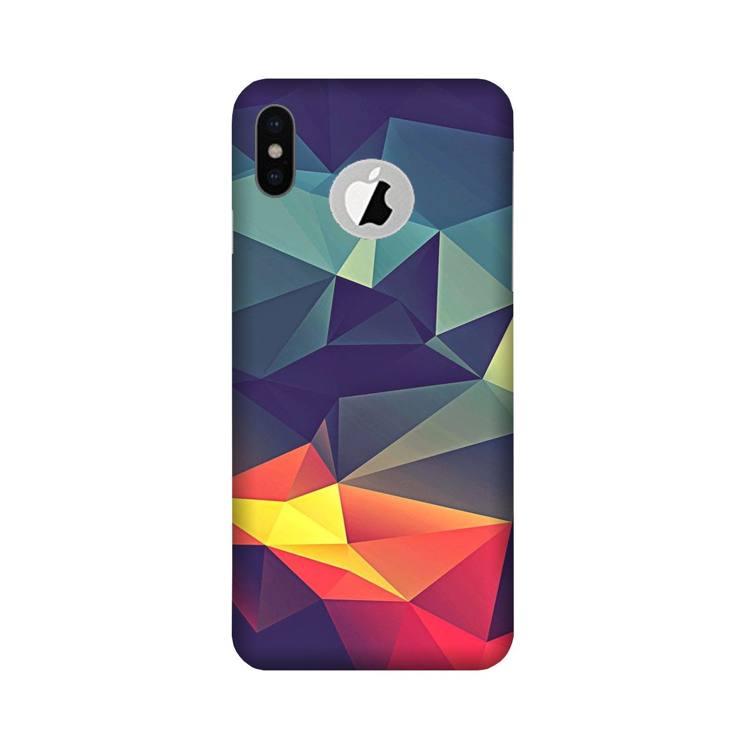 Modern Art Mobile Back Case for iPhone X logo cut (Design - 232) Modern Art Case for iPhone X logo cut (Design No. 232)