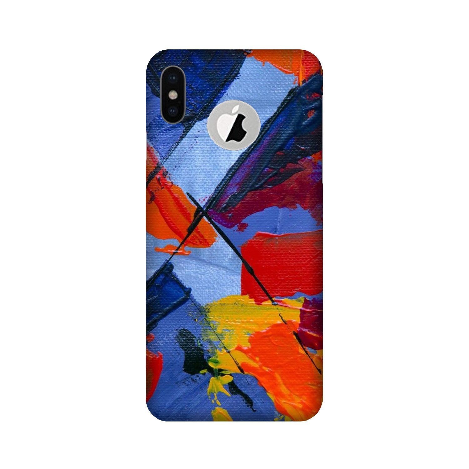 Modern Art Mobile Back Case for iPhone X logo cut (Design - 240) Modern Art Case for iPhone X logo cut (Design No. 240)