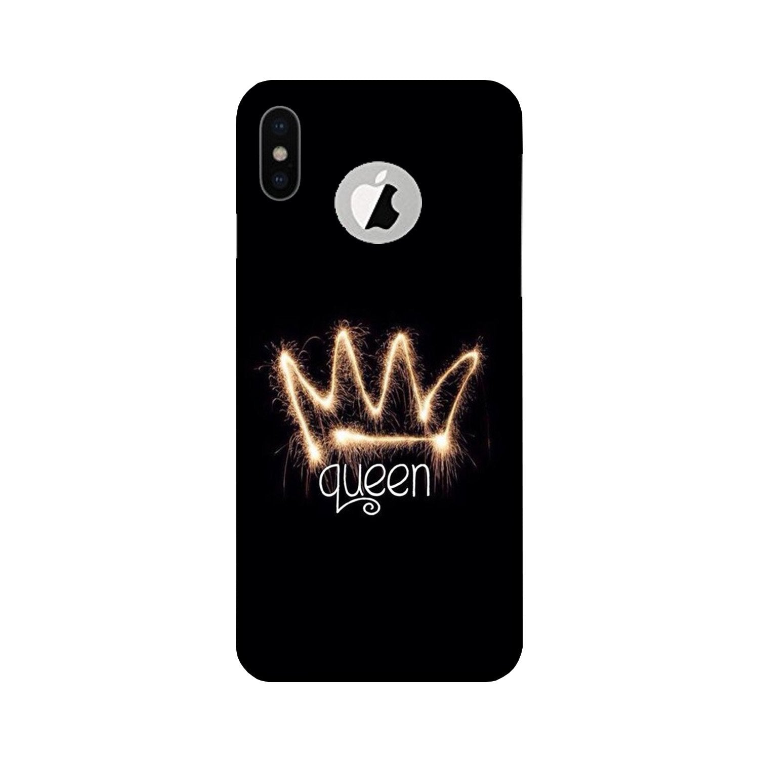 Queen Mobile Back Case for iPhone X logo cut (Design - 270) Queen Case for iPhone X logo cut (Design No. 270)