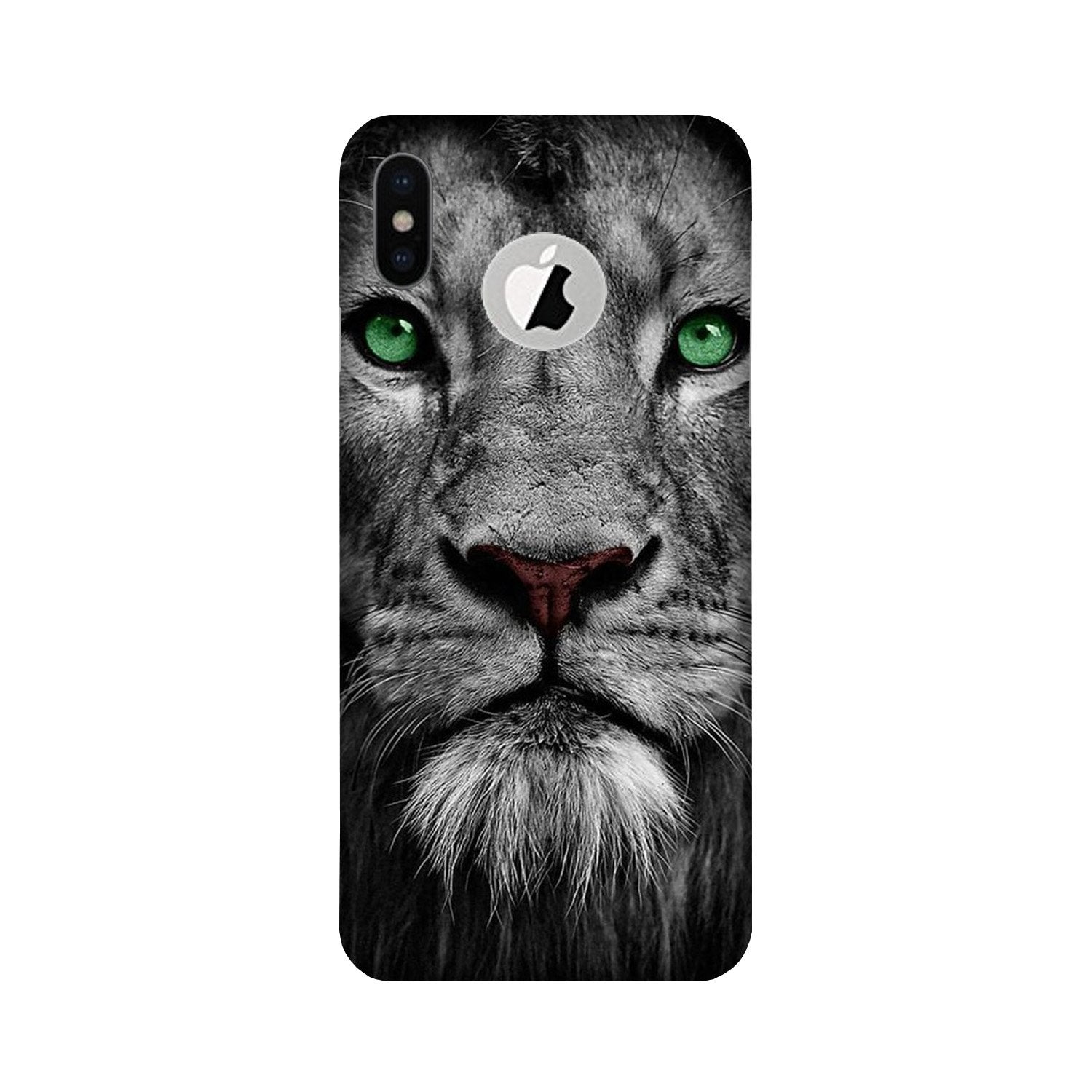 Lion Mobile Back Case for iPhone X logo cut (Design - 272) Lion Case for iPhone X logo cut (Design No. 272)