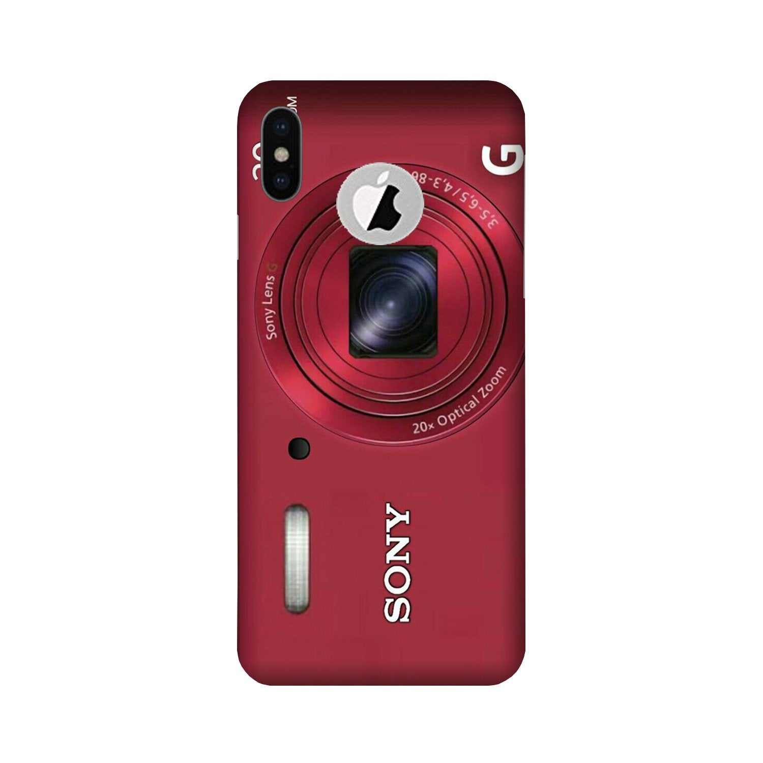 Sony Mobile Back Case for iPhone X logo cut (Design - 274) Sony Case for iPhone X logo cut (Design No. 274)