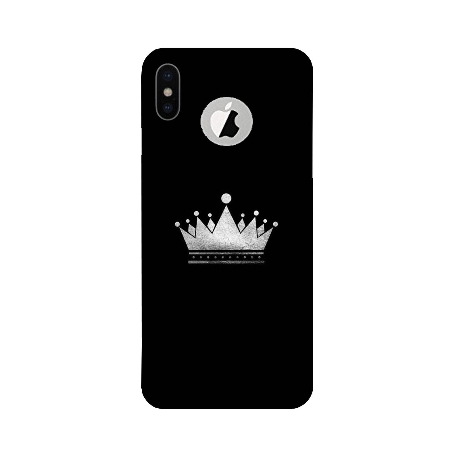 King Mobile Back Case for iPhone X logo cut (Design - 280) King Case for iPhone X logo cut (Design No. 280)