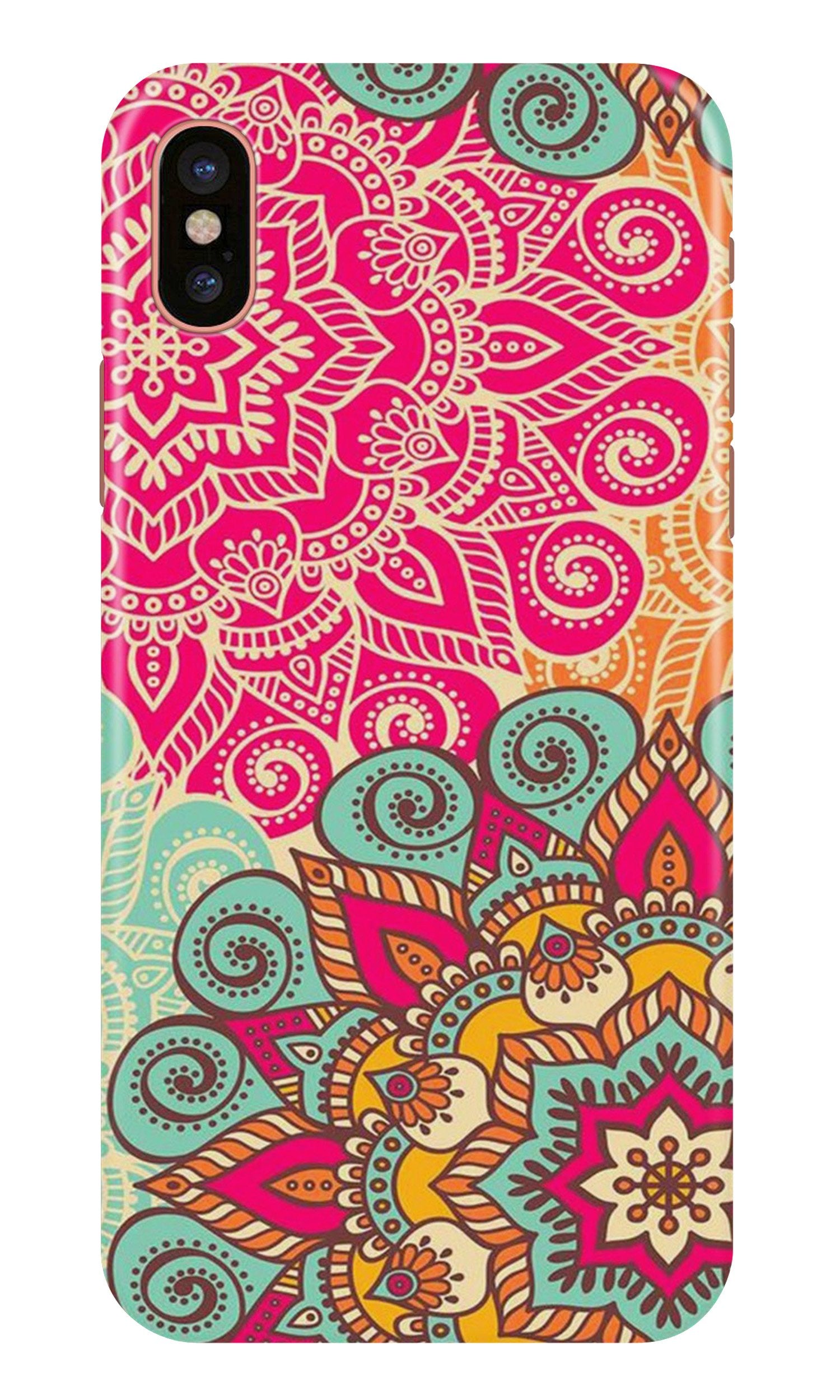 Rangoli art Mobile Back Case for iPhone Xr (Design - 6) Rangoli art Case for iPhone Xr