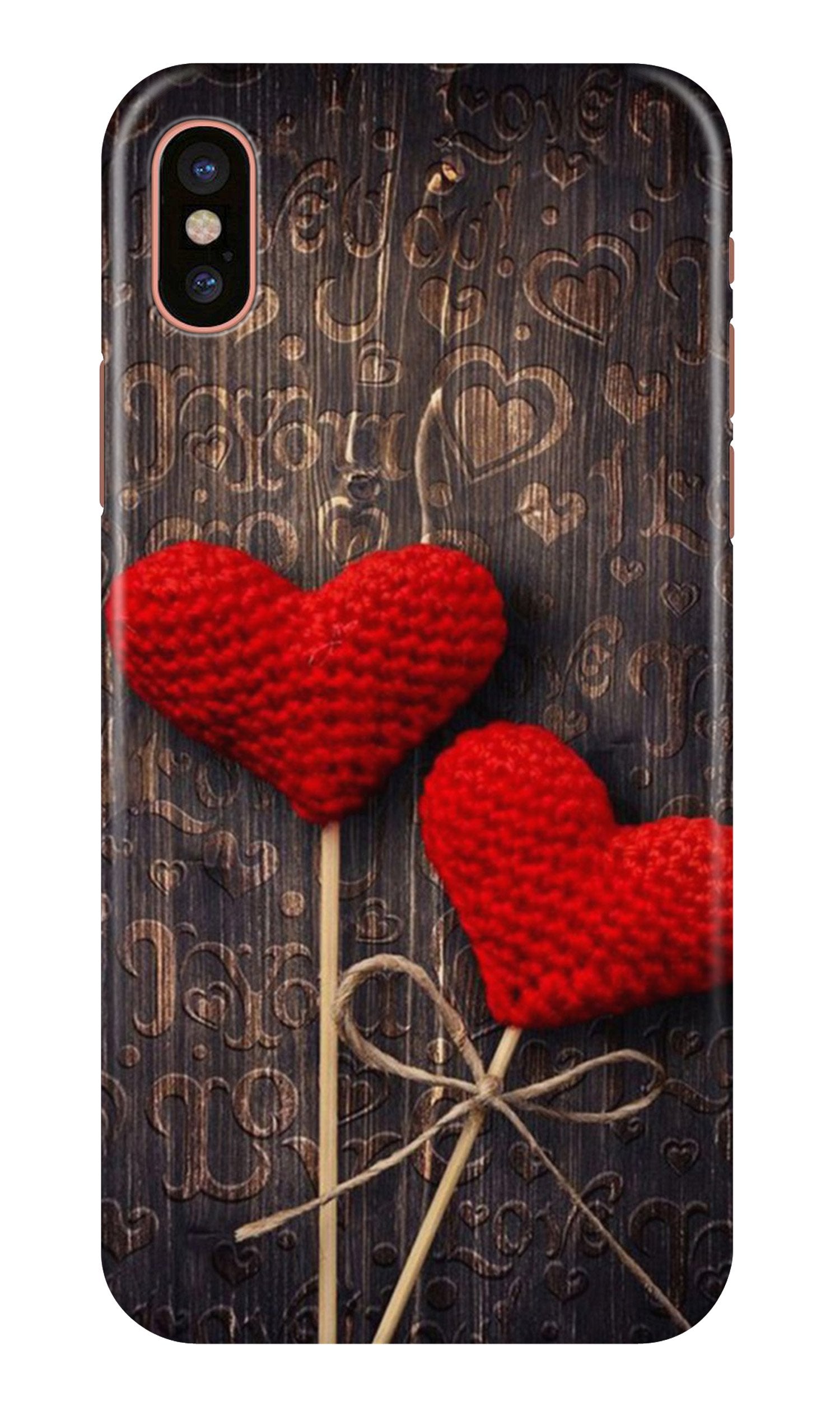Red Hearts Mobile Back Case for iPhone Xr (Design - 80) Red Hearts Case for iPhone Xr