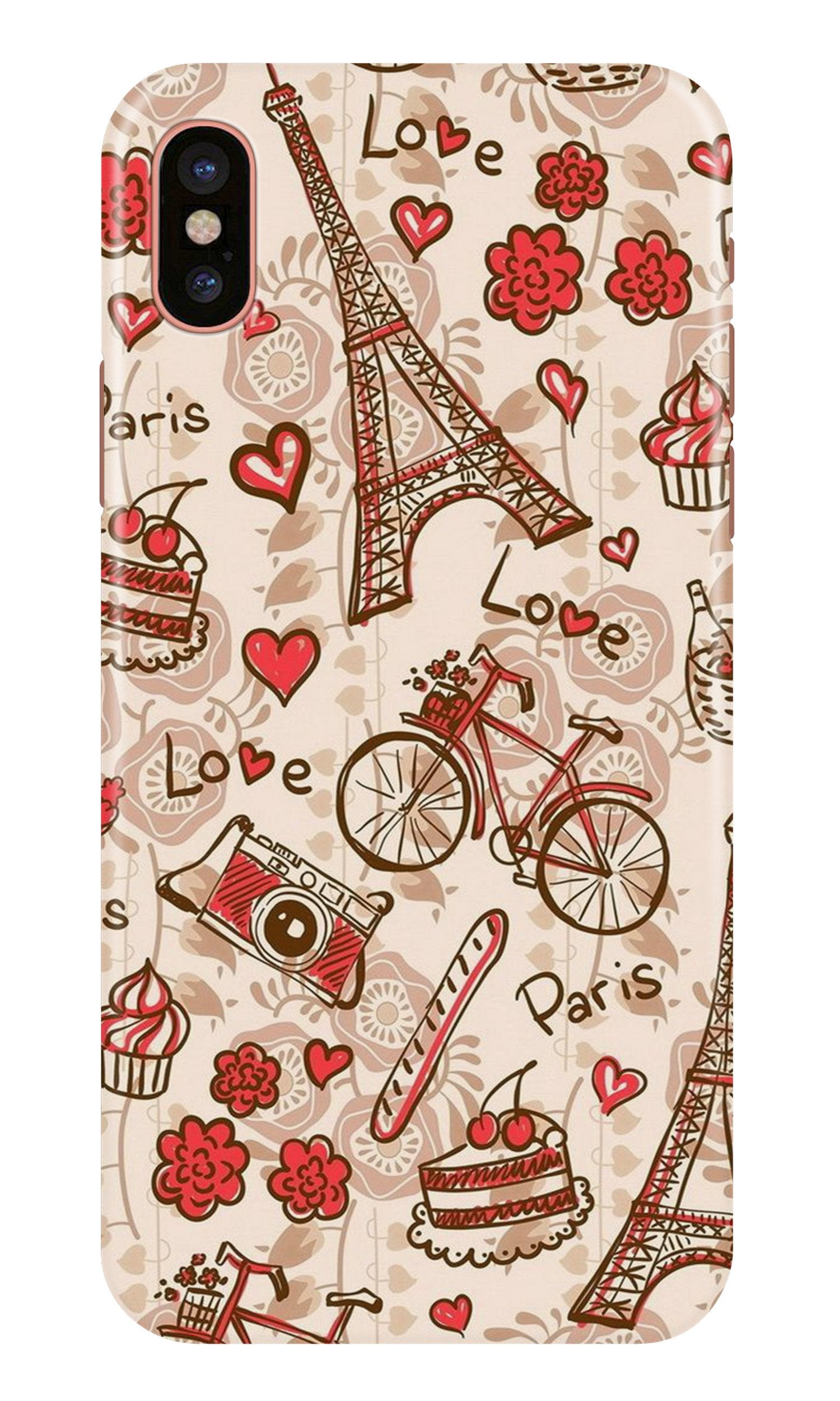 Love Paris Mobile Back Case for iPhone Xr (Design - 103) Love Paris Case for iPhone Xr (Design - 103)