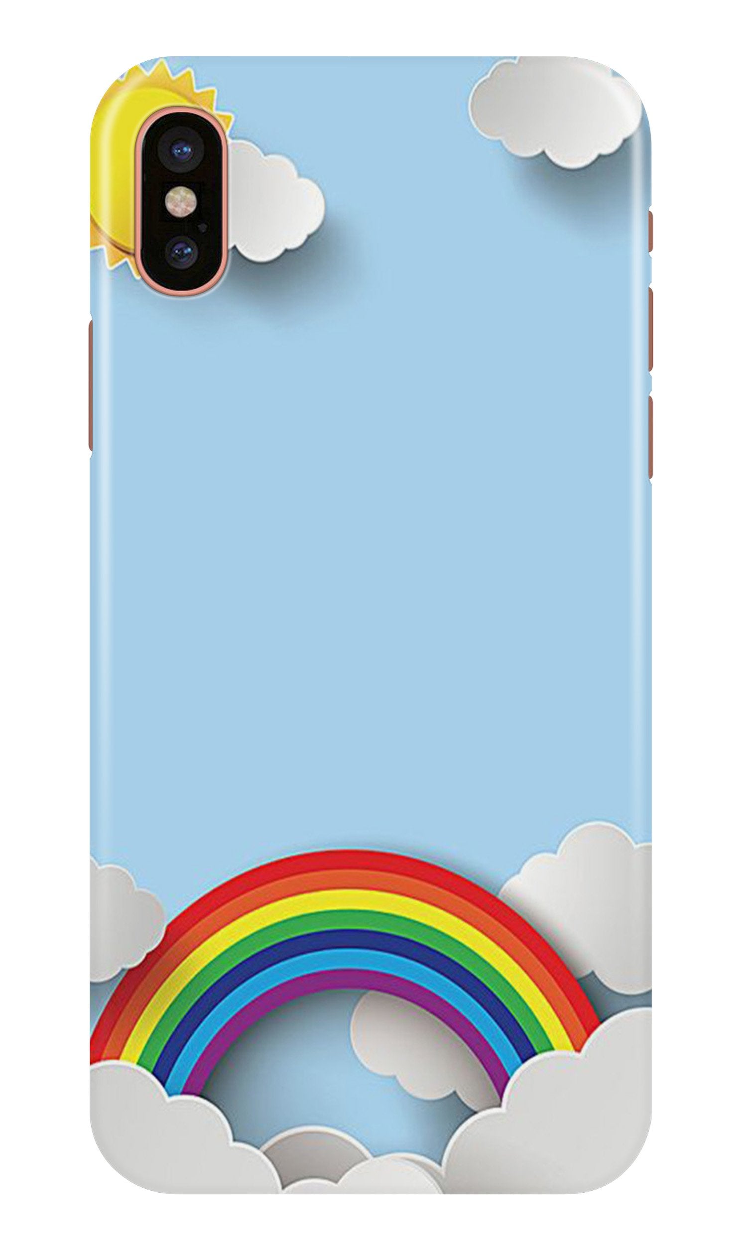 Rainbow Mobile Back Case for iPhone Xr (Design - 225) Rainbow Case for iPhone Xr (Design No. 225)