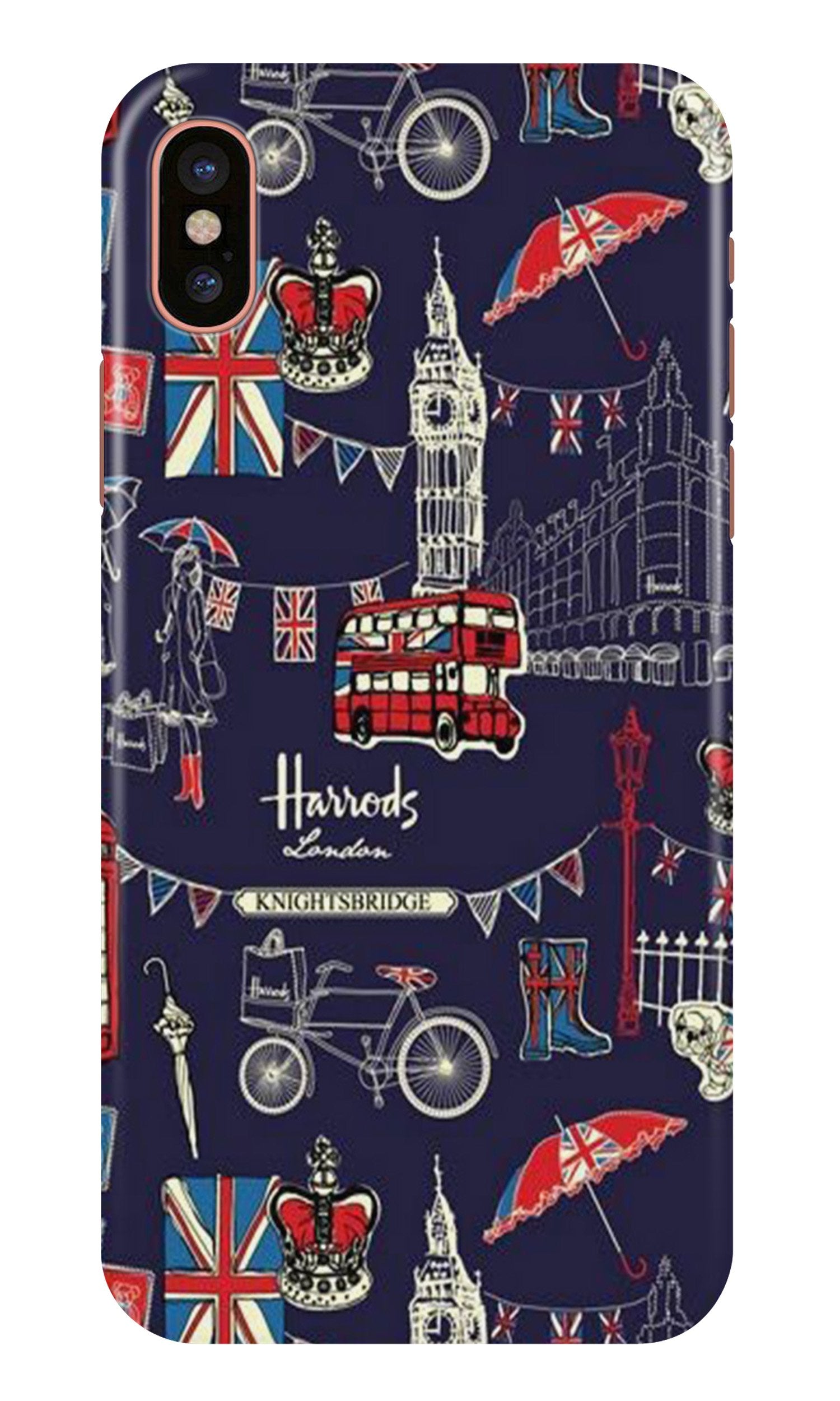 Love London Mobile Back Case for iPhone Xs (Design - 75) Love London Case for iPhone Xs