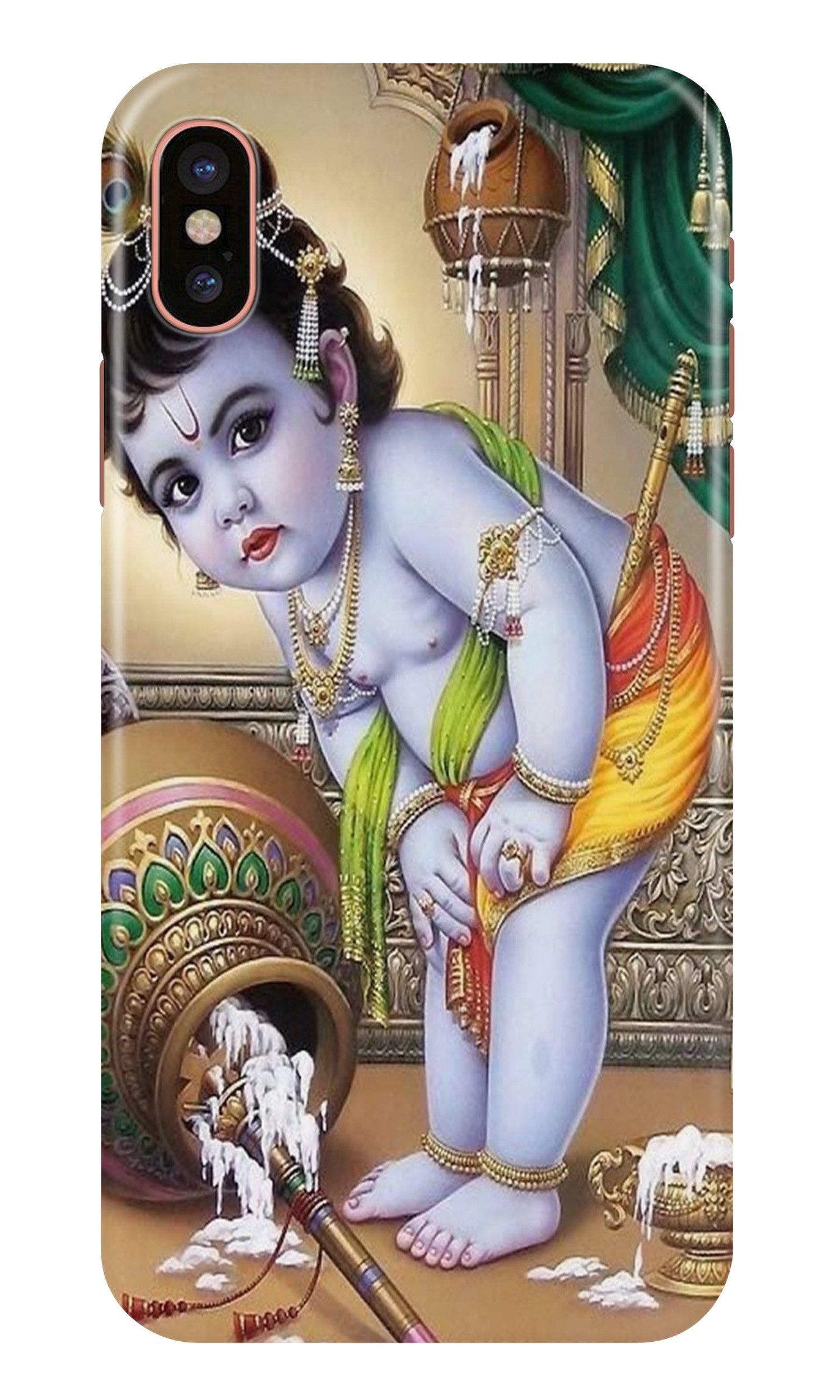 Bal Gopal2 Mobile Back Case for iPhone Xs (Design - 85) Bal Gopal2 Case for iPhone Xs