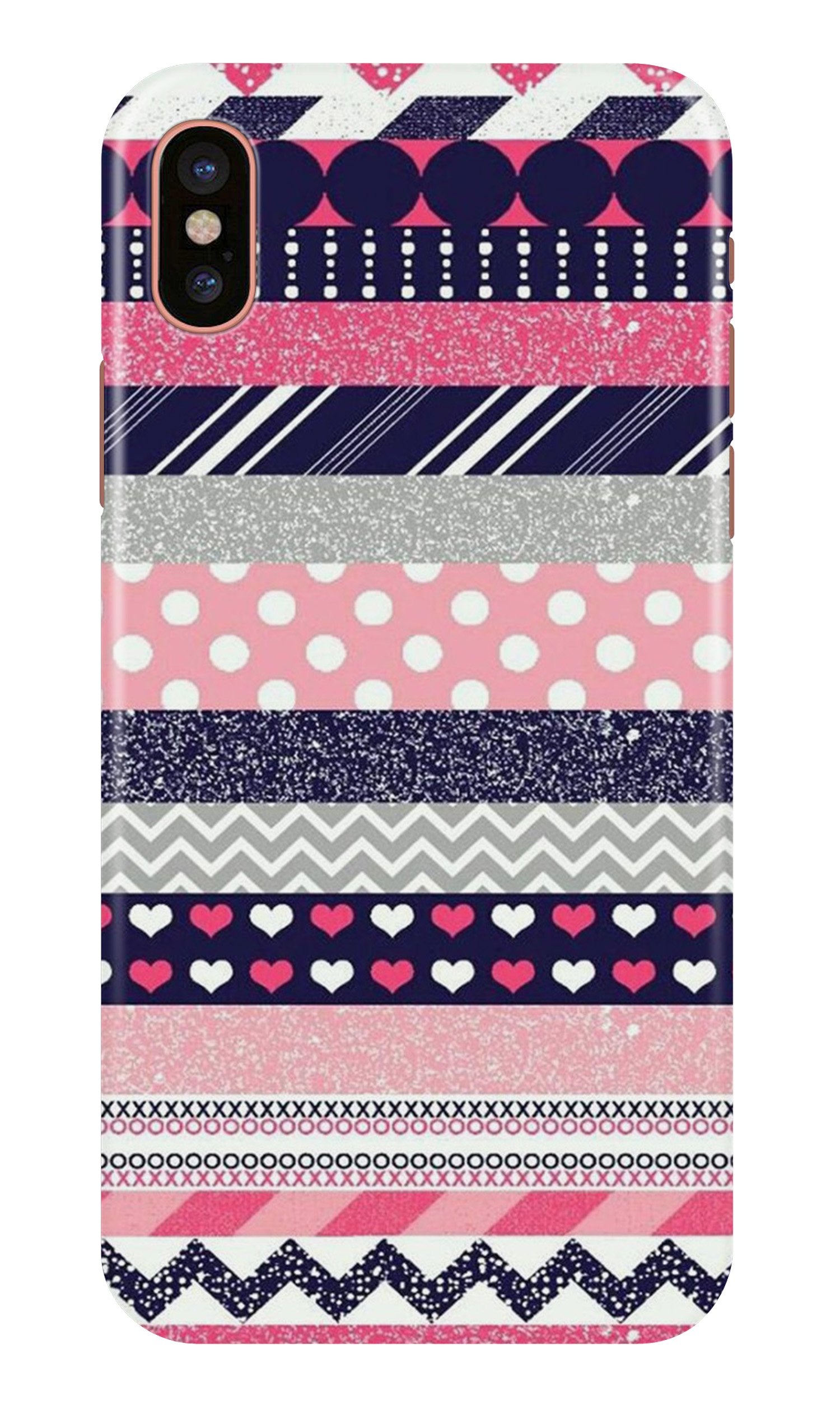 Pattern3 Mobile Back Case for iPhone Xs (Design - 90) Pattern3 Case for iPhone Xs