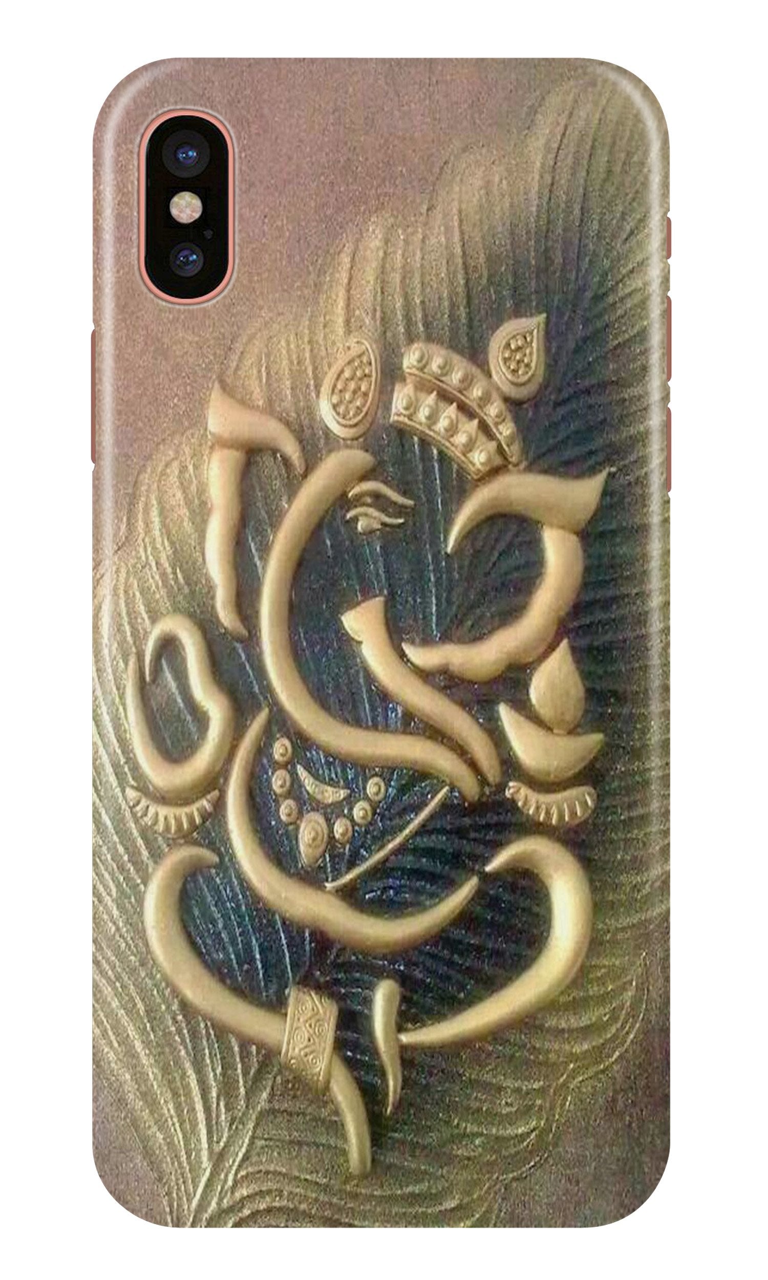 Lord Ganesha Mobile Back Case for iPhone Xs (Design - 100) Lord Ganesha Case for iPhone Xs