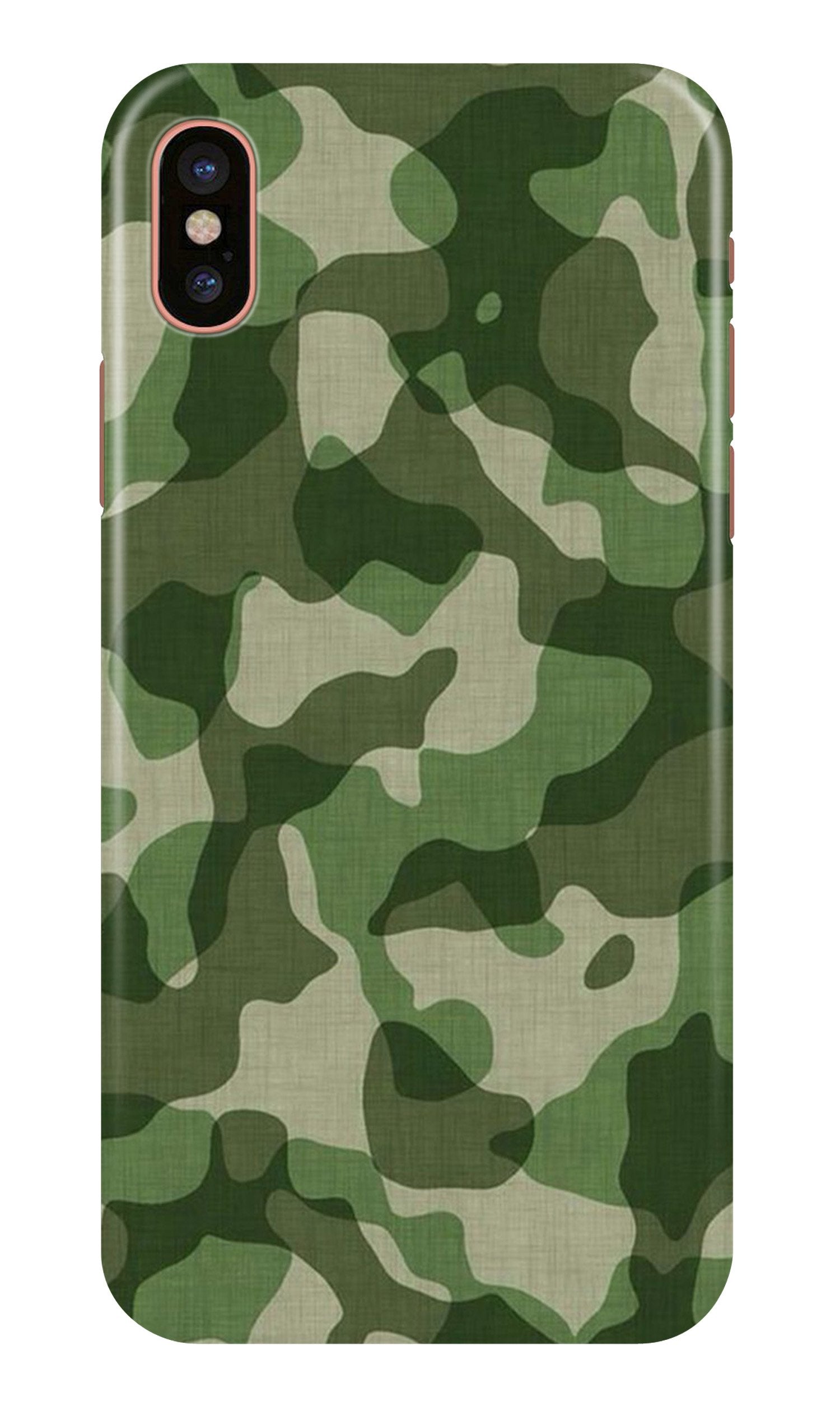 Army Camouflage Mobile Back Case for iPhone Xs (Design - 106) Army Camouflage Case for iPhone Xs (Design - 106)