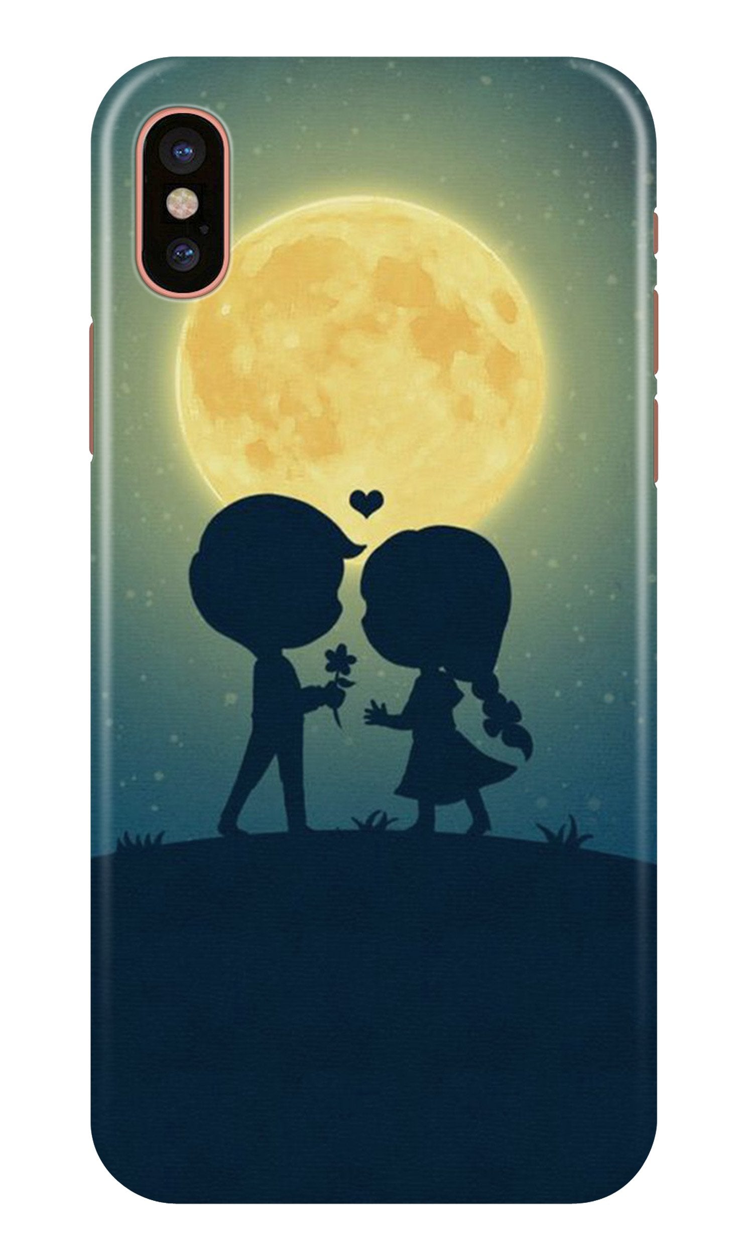 Love Couple Mobile Back Case for iPhone Xs (Design - 109) Love Couple Case for iPhone Xs (Design - 109)