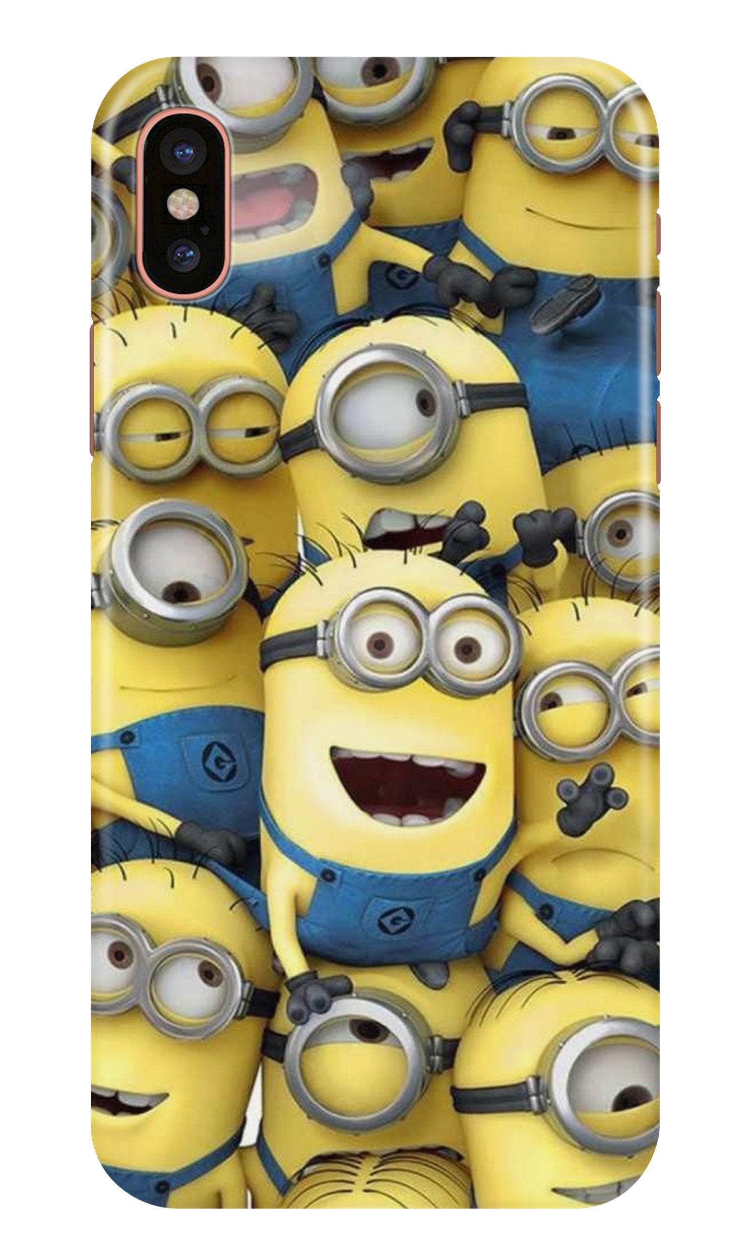 Minions Mobile Back Case for iPhone Xs (Design - 127) Minions Case for iPhone Xs (Design - 127)