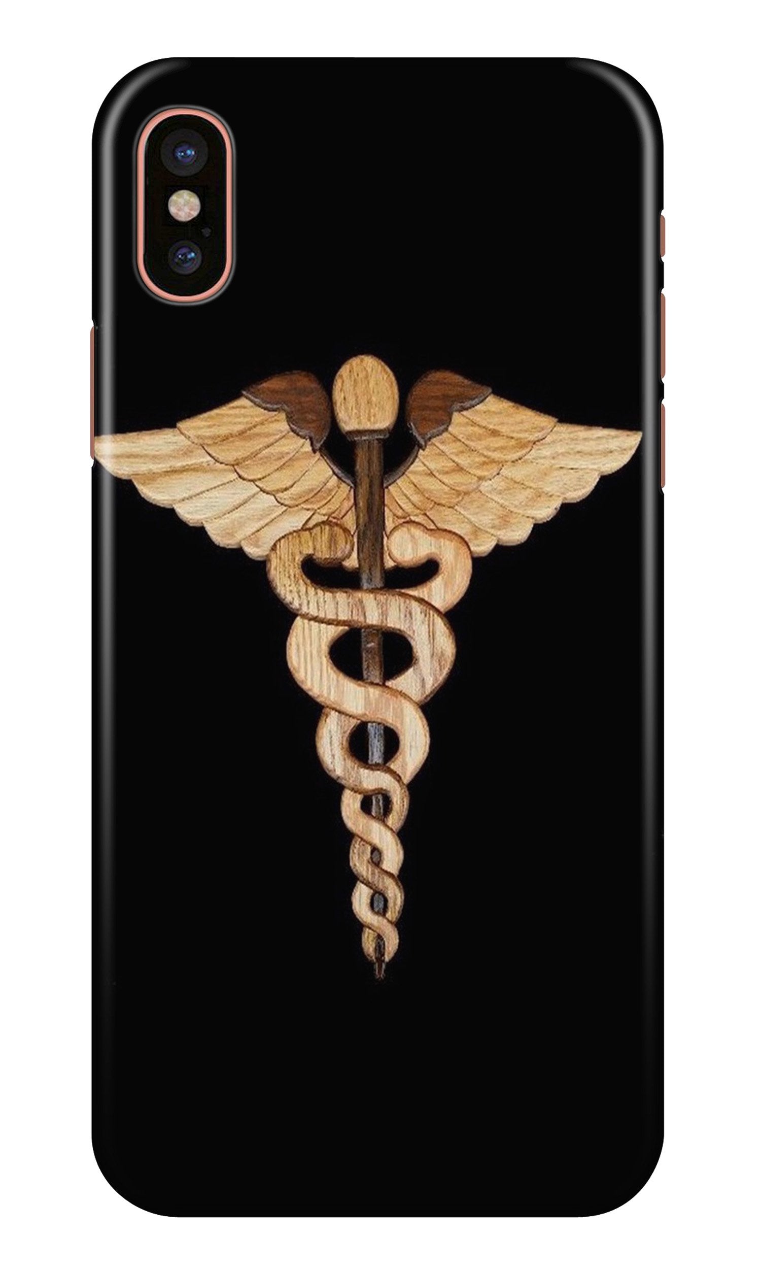 Doctor Logo Mobile Back Case for iPhone Xs (Design - 134) Doctor Logo Case for iPhone Xs (Design - 134)