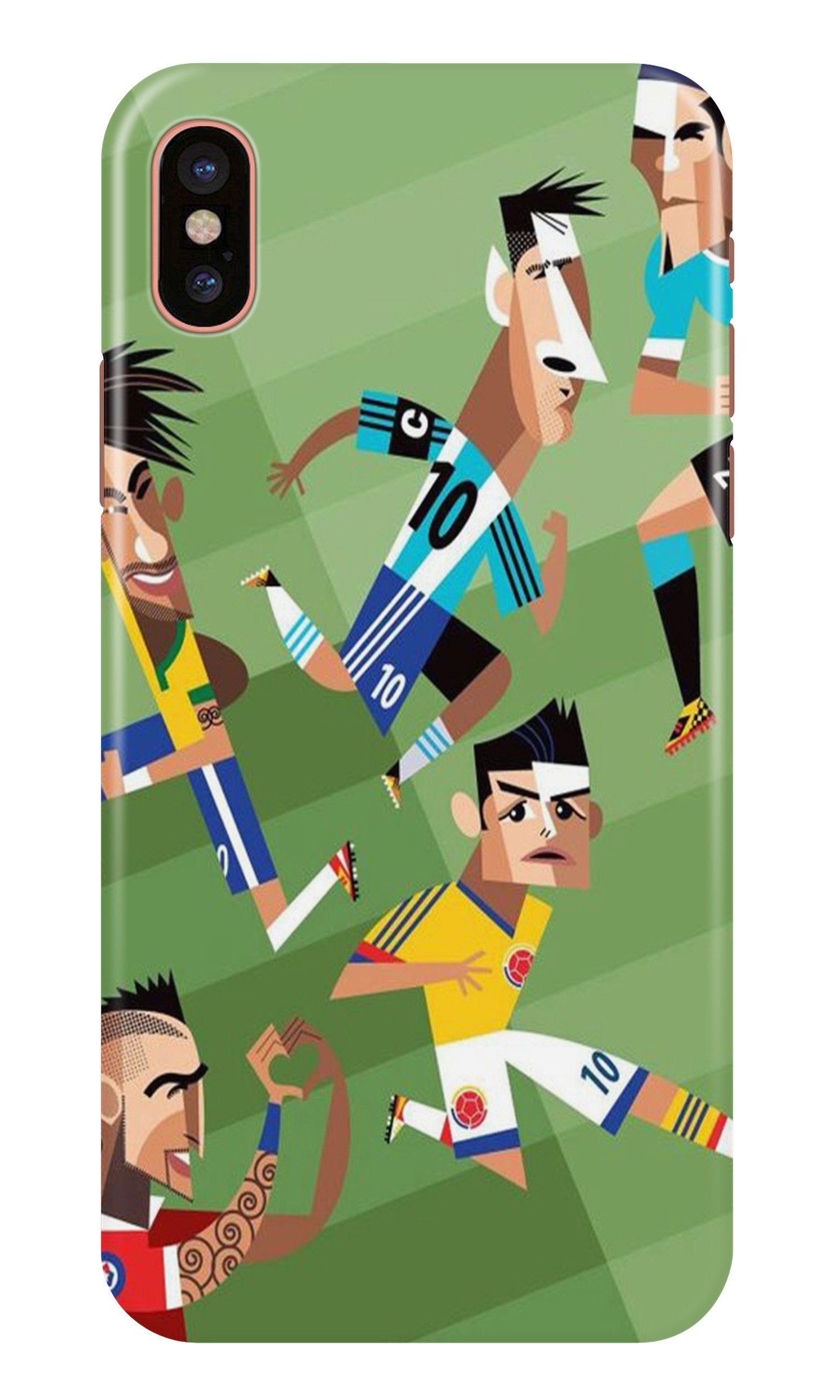 Football Mobile Back Case for iPhone Xs (Design - 166) Football Case for iPhone Xs (Design - 166)