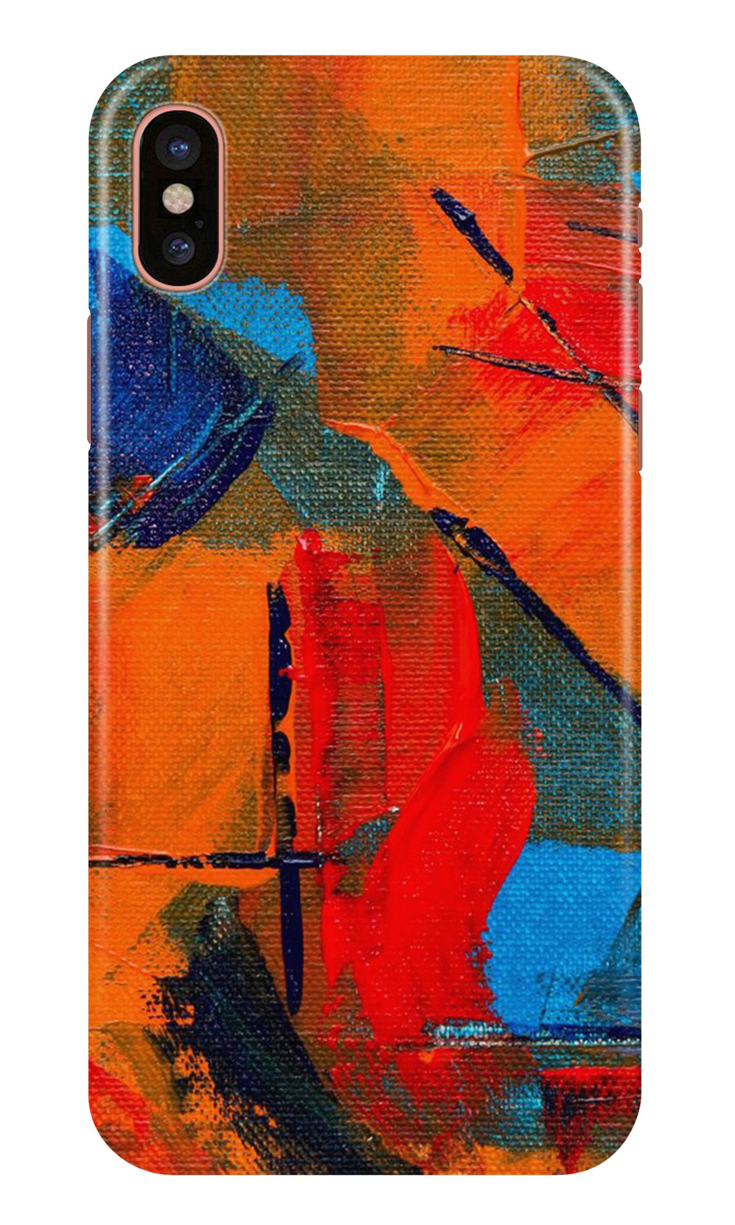 Modern Art Mobile Back Case for iPhone Xs (Design - 237) Modern Art Case for iPhone Xs (Design No. 237)