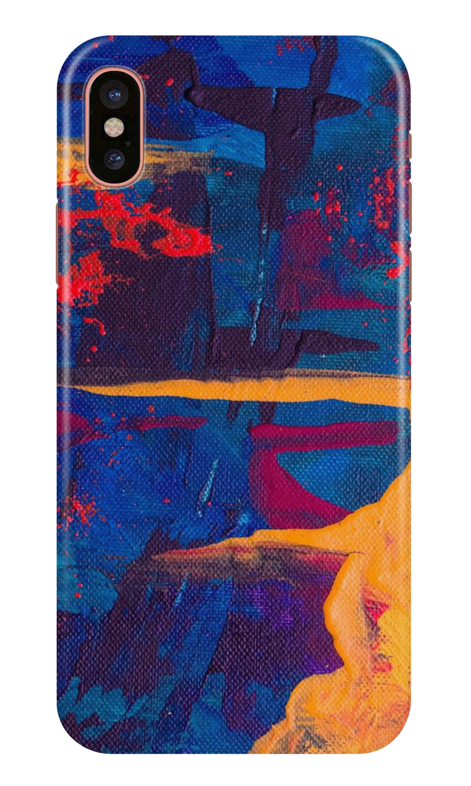 Modern Art Mobile Back Case for iPhone Xs (Design - 238) Modern Art Case for iPhone Xs (Design No. 238)
