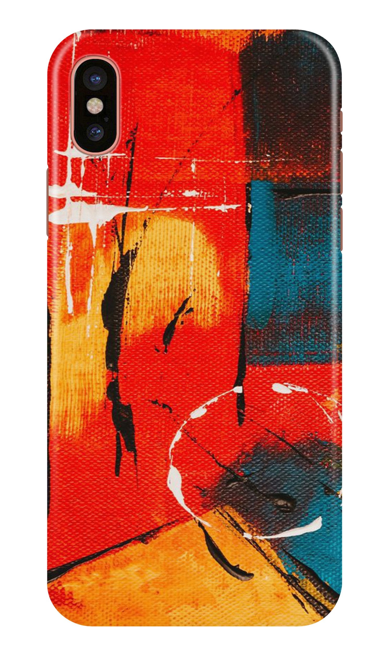 Modern Art Mobile Back Case for iPhone Xs (Design - 239) Modern Art Case for iPhone Xs (Design No. 239)