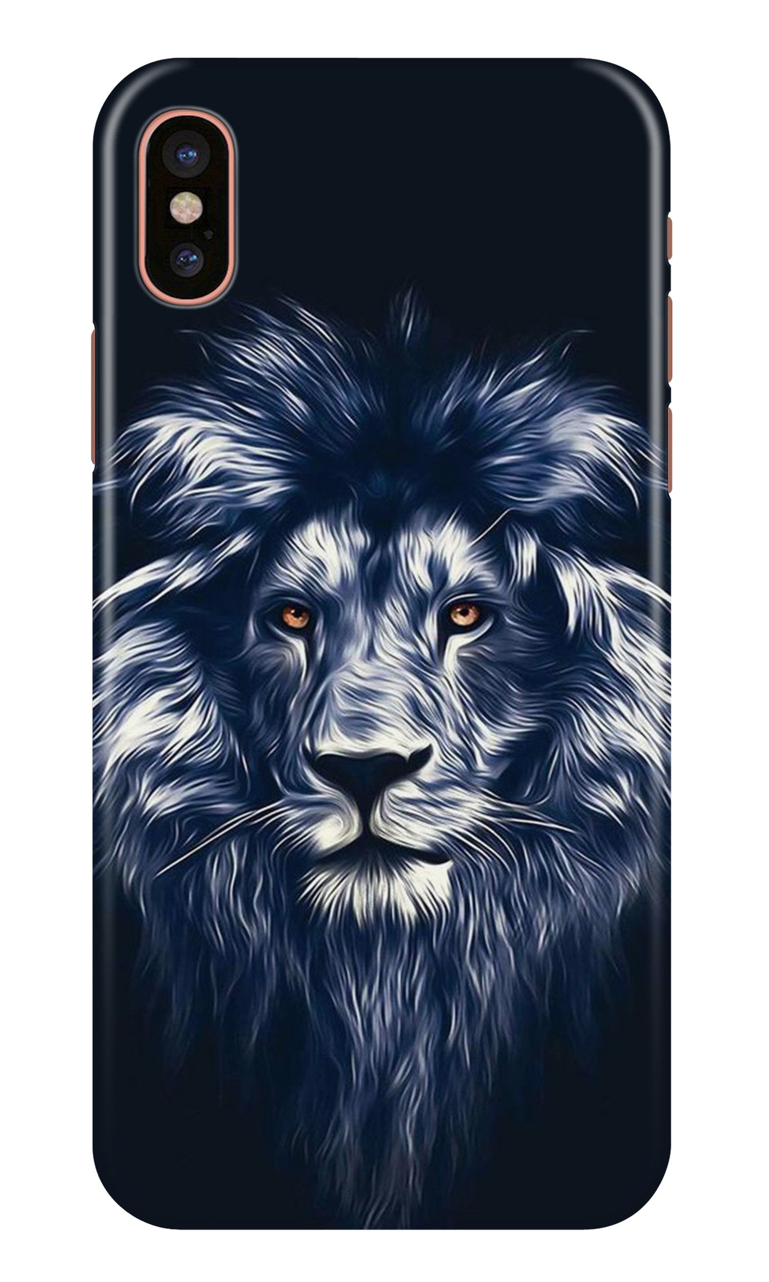 Lion Mobile Back Case for iPhone Xs (Design - 281) Lion Case for iPhone Xs (Design No. 281)