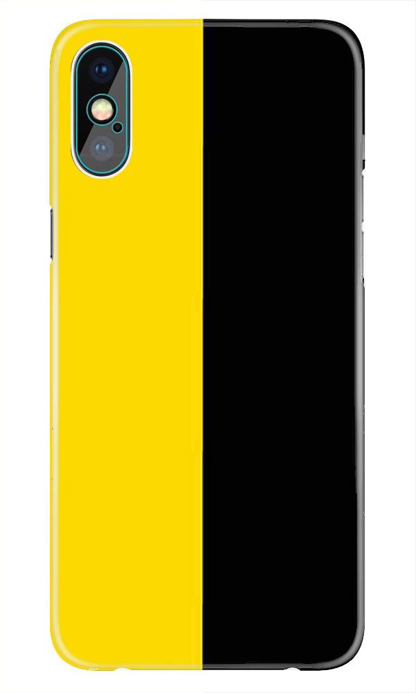 Black Yellow Pattern Mobile Back Case for iPhone Xs (Design - 397) Black Yellow Pattern Mobile Back Case for iPhone Xs (Design - 397)