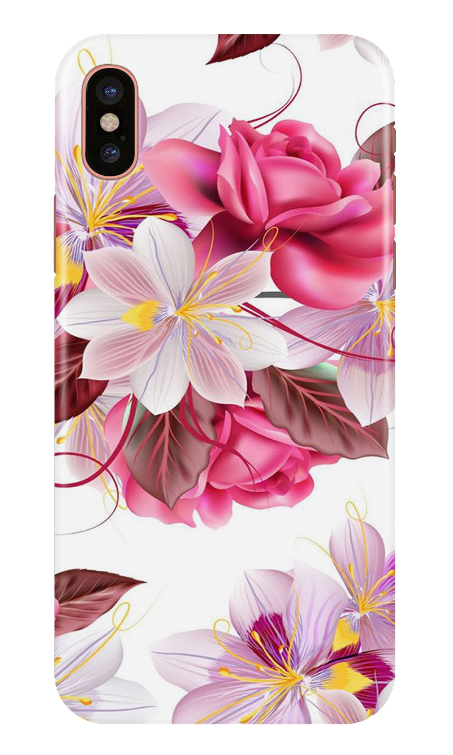 Beautiful flowers Mobile Back Case for iPhone Xs Max (Design - 23) Beautiful flowers Case for iPhone Xs Max