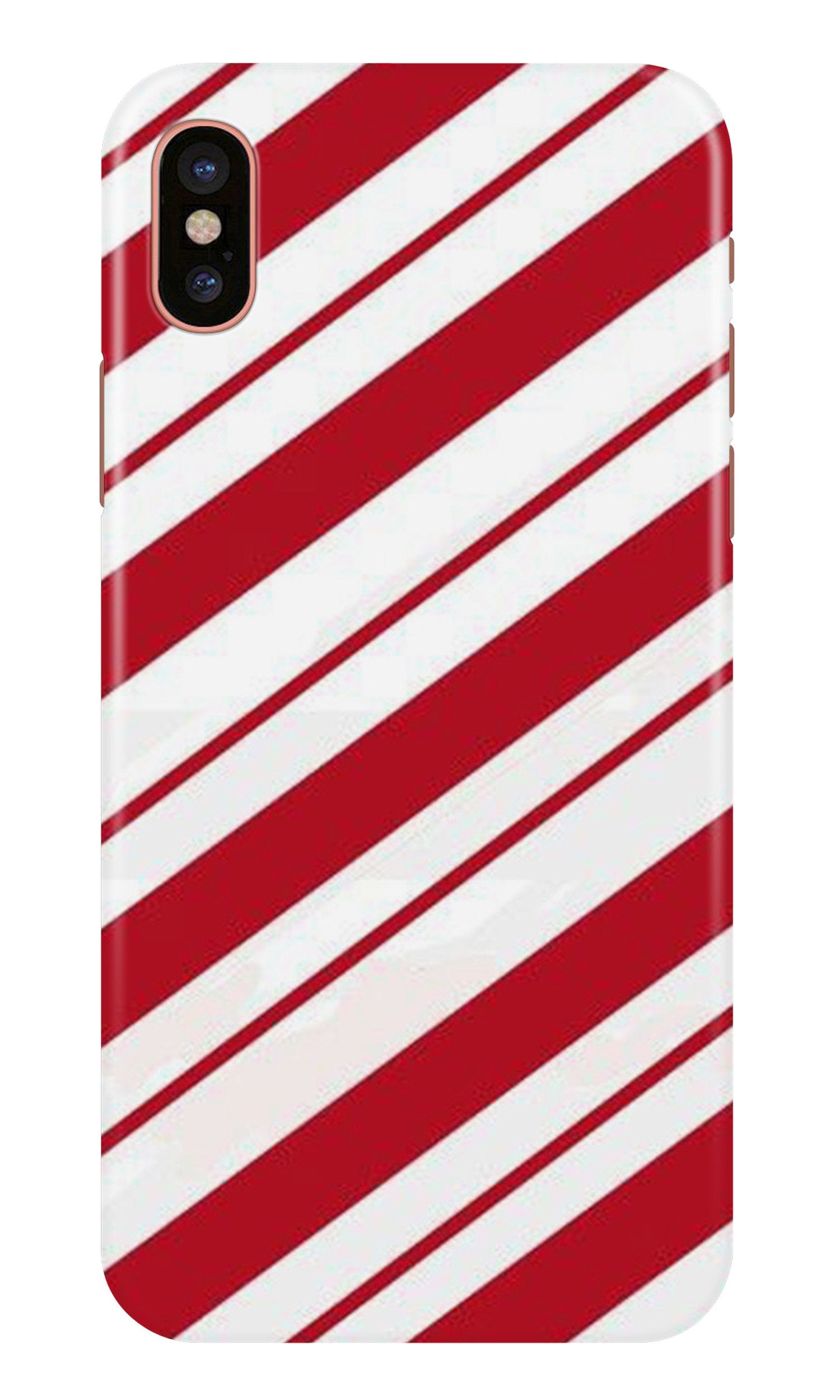 Red White Mobile Back Case for iPhone Xs Max (Design - 44) Red White Case for iPhone Xs Max