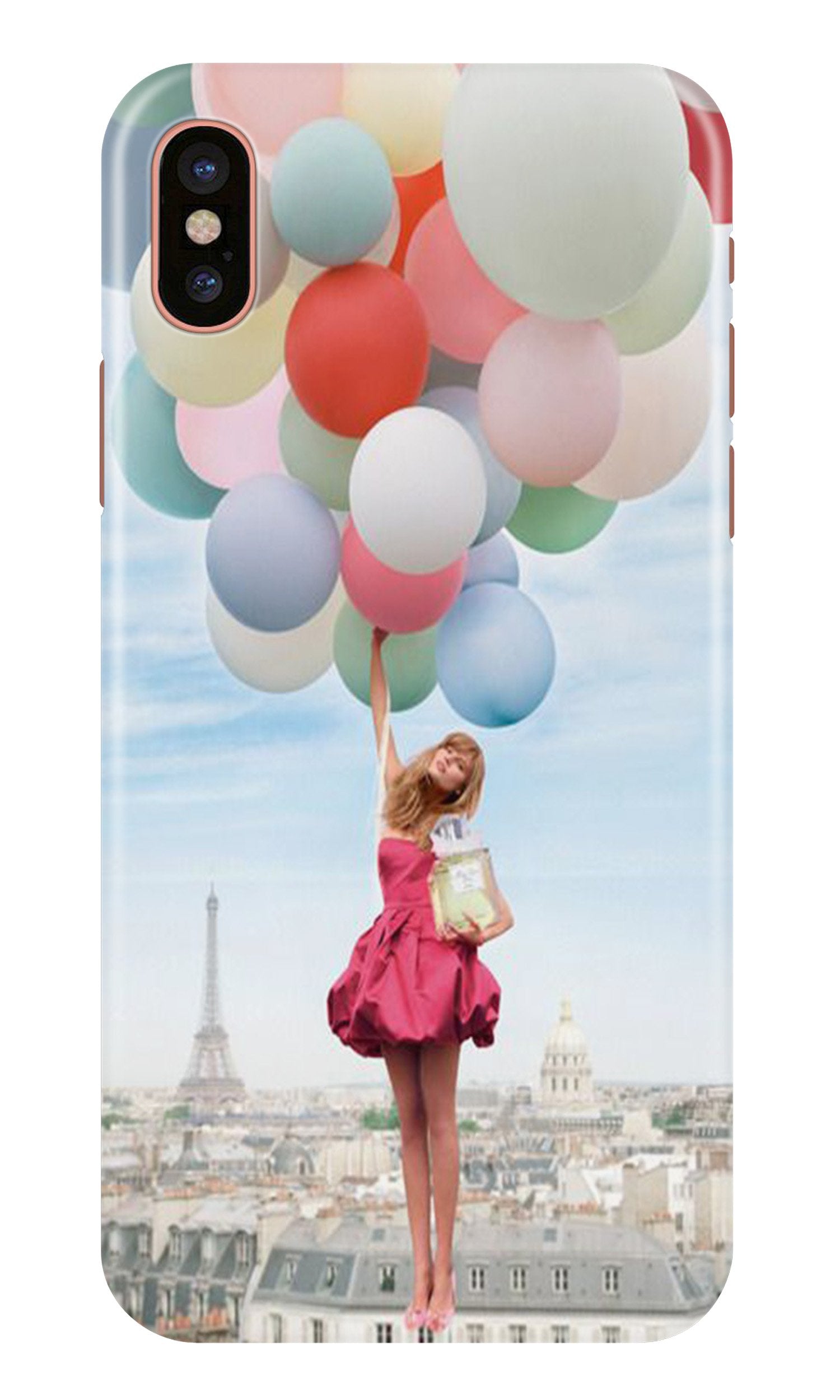Girl with Baloon Mobile Back Case for iPhone Xs Max (Design - 84) Girl with Baloon Case for iPhone Xs Max