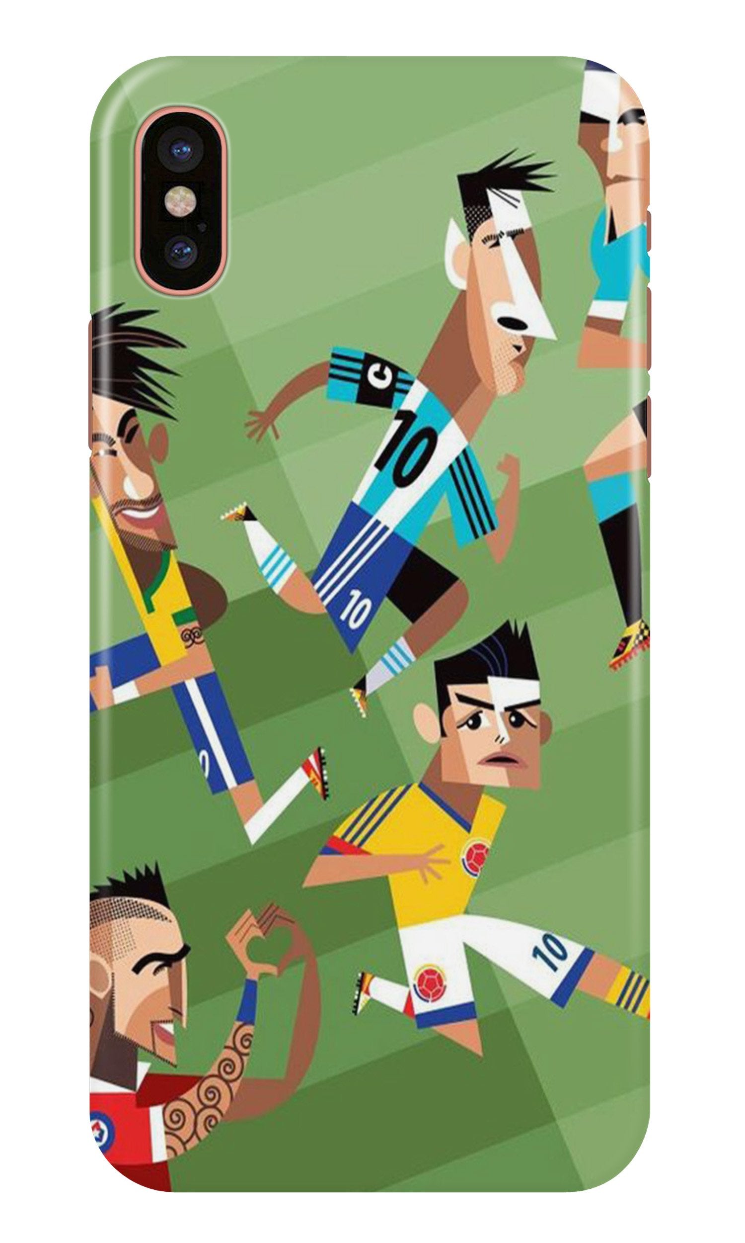 Football Mobile Back Case for iPhone Xs Max (Design - 166) Football Case for iPhone Xs Max (Design - 166)