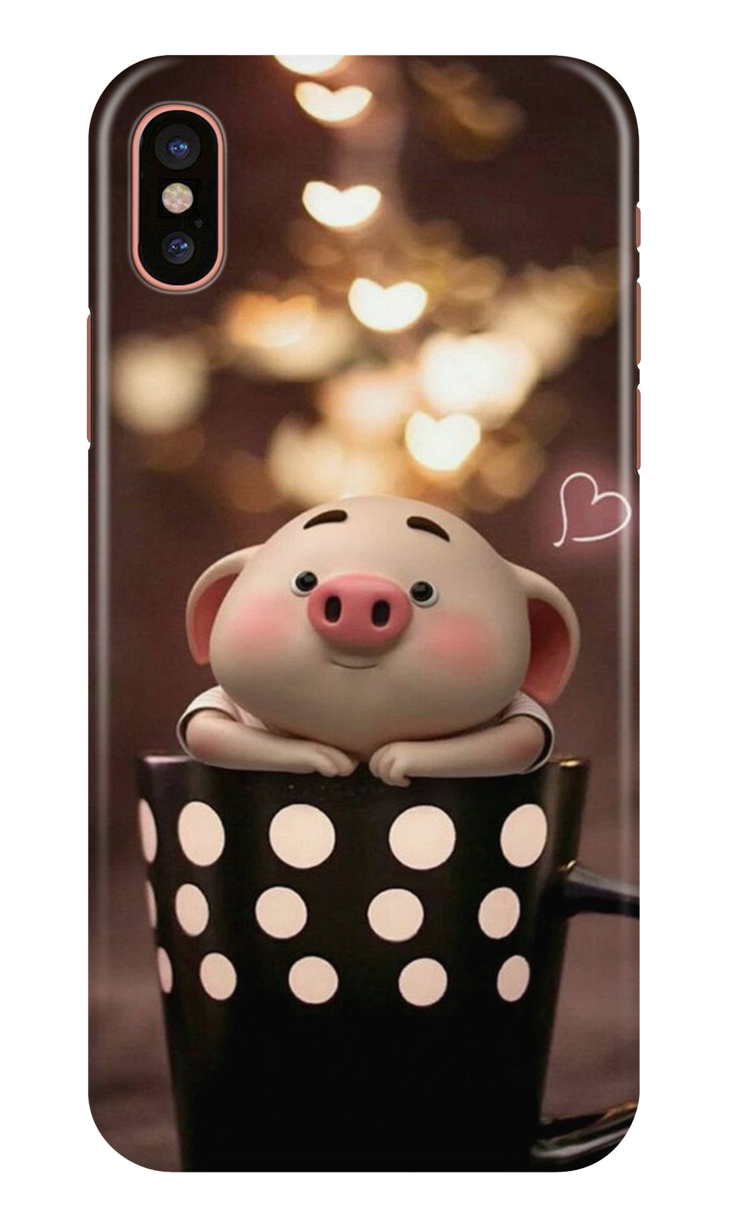 Cute Bunny Mobile Back Case for iPhone Xs Max (Design - 213) Cute Bunny Case for iPhone Xs Max (Design No. 213)