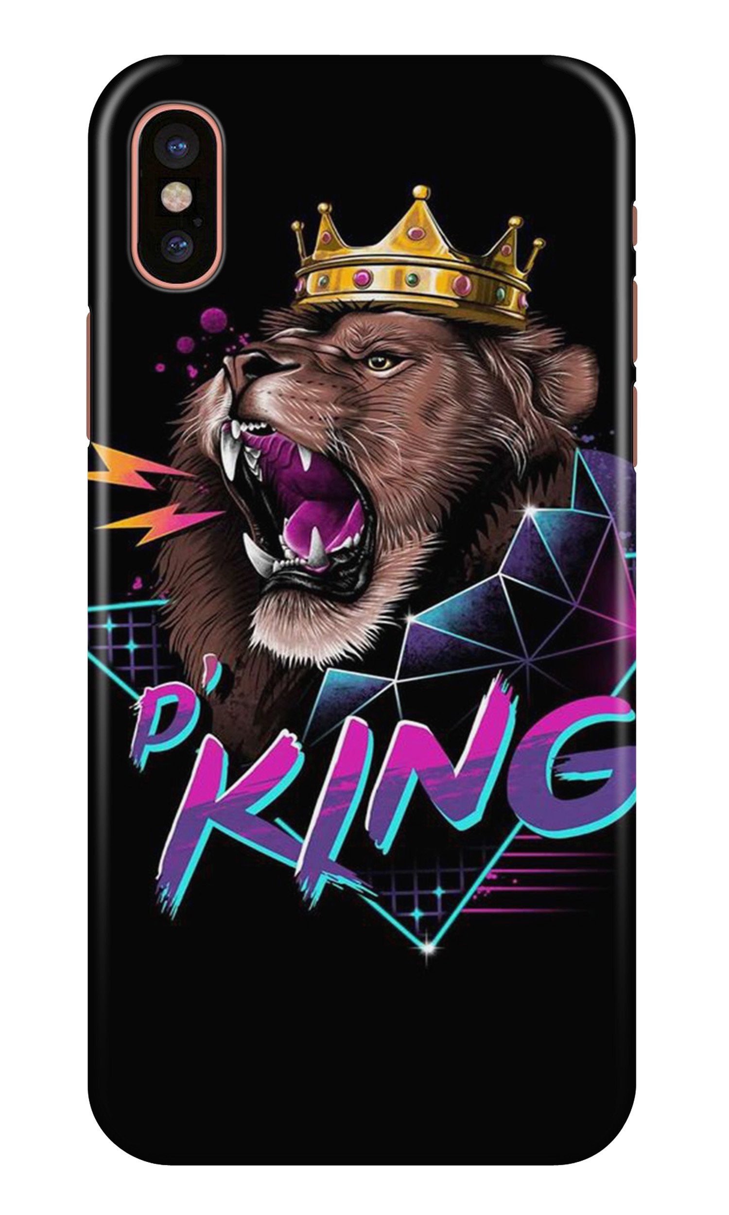 Lion King Mobile Back Case for iPhone Xs Max (Design - 219) Lion King Case for iPhone Xs Max (Design No. 219)