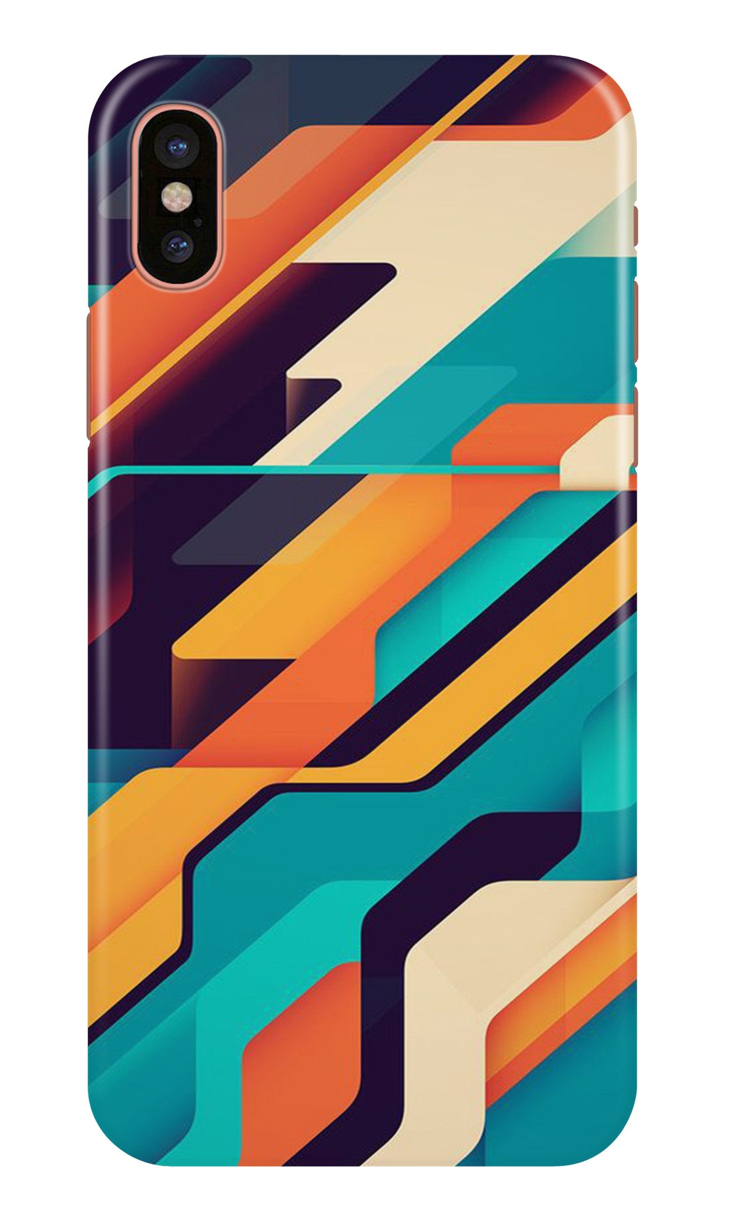 Modern Art Mobile Back Case for iPhone Xs Max (Design - 233) Modern Art Case for iPhone Xs Max (Design No. 233)