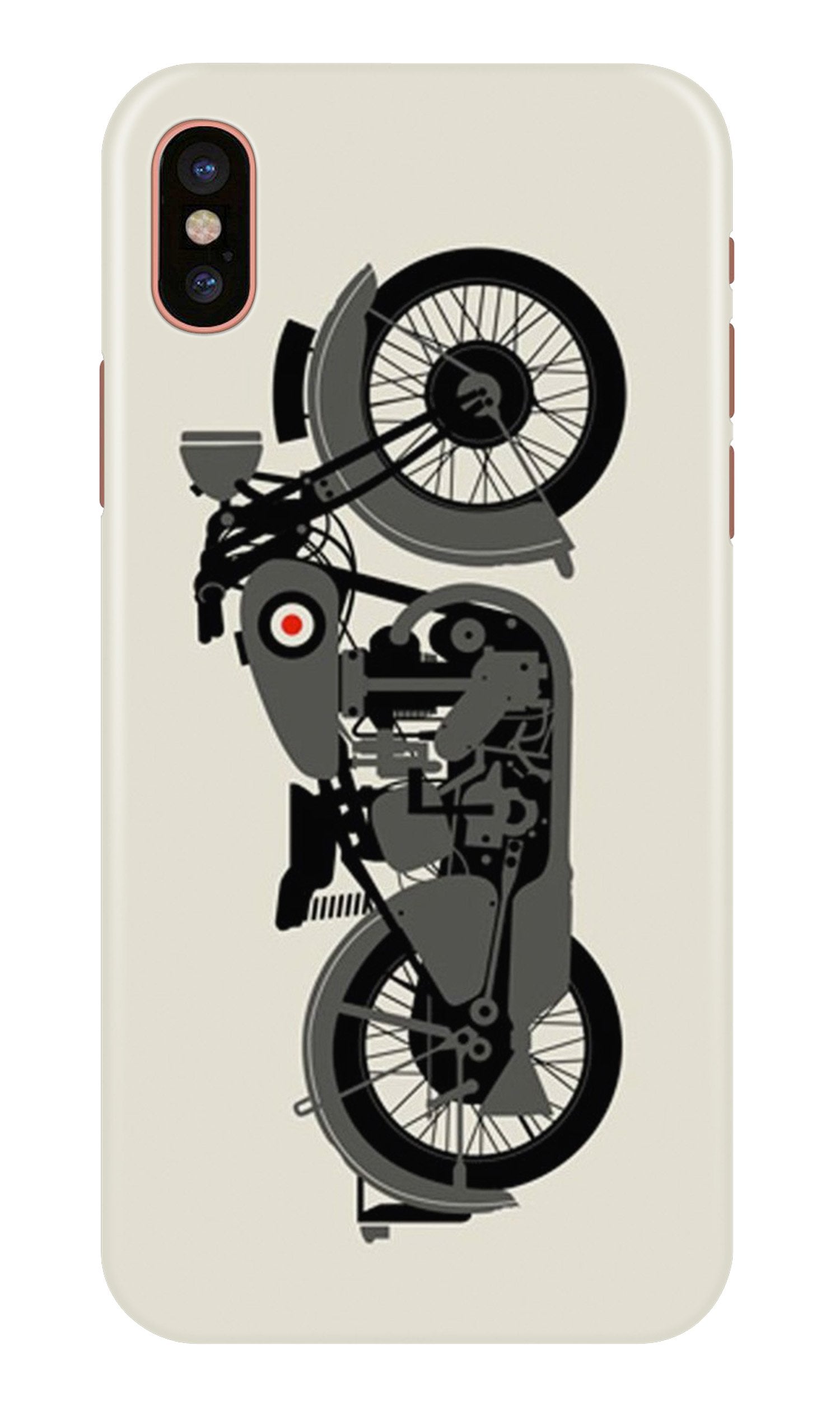 MotorCycle Mobile Back Case for iPhone Xs Max (Design - 259) MotorCycle Case for iPhone Xs Max (Design No. 259)