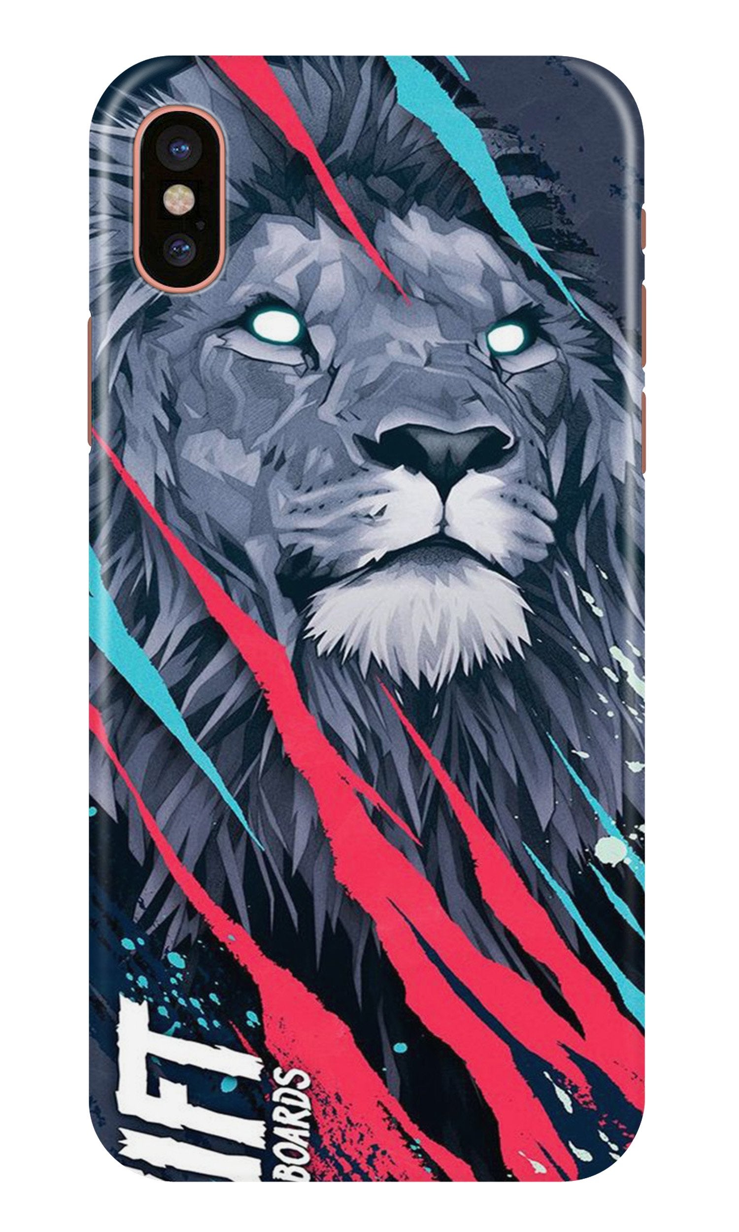 Lion Mobile Back Case for iPhone Xs Max (Design - 278) Lion Case for iPhone Xs Max (Design No. 278)