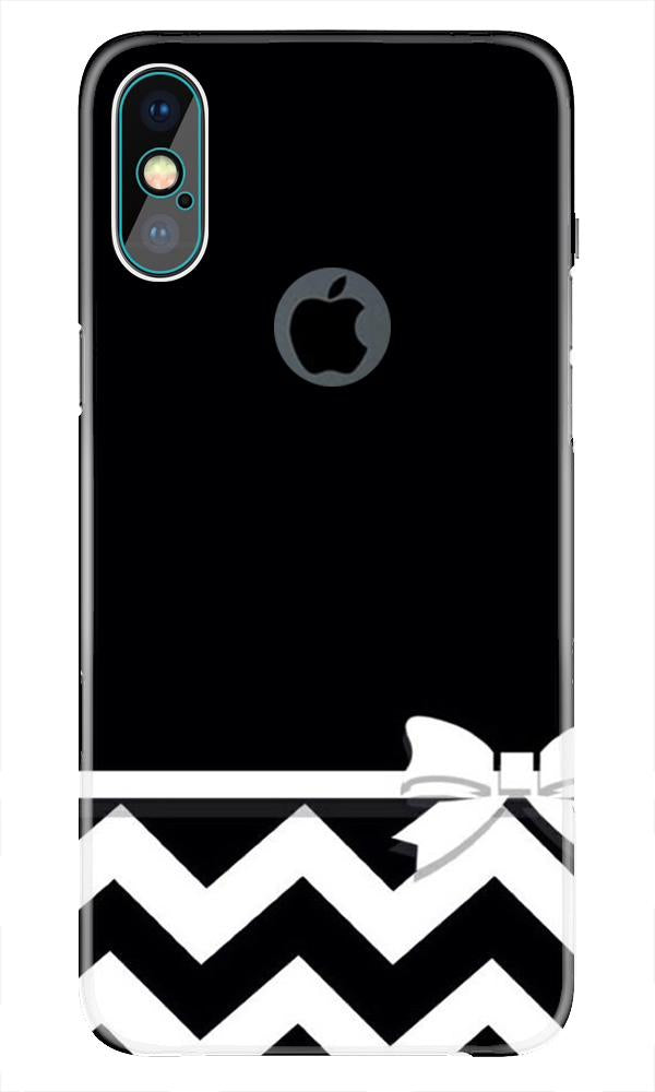 Gift Wrap7 Mobile Back Case for iPhone Xs Max logo cut (Design - 49) Gift Wrap7 Case for iPhone Xs Max logo cut