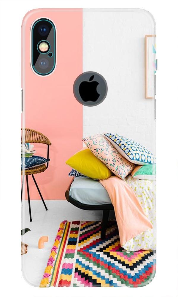 Home Décor Mobile Back Case for iPhone Xs Max logo cut (Design - 60) Home Décor Case for iPhone Xs Max logo cut
