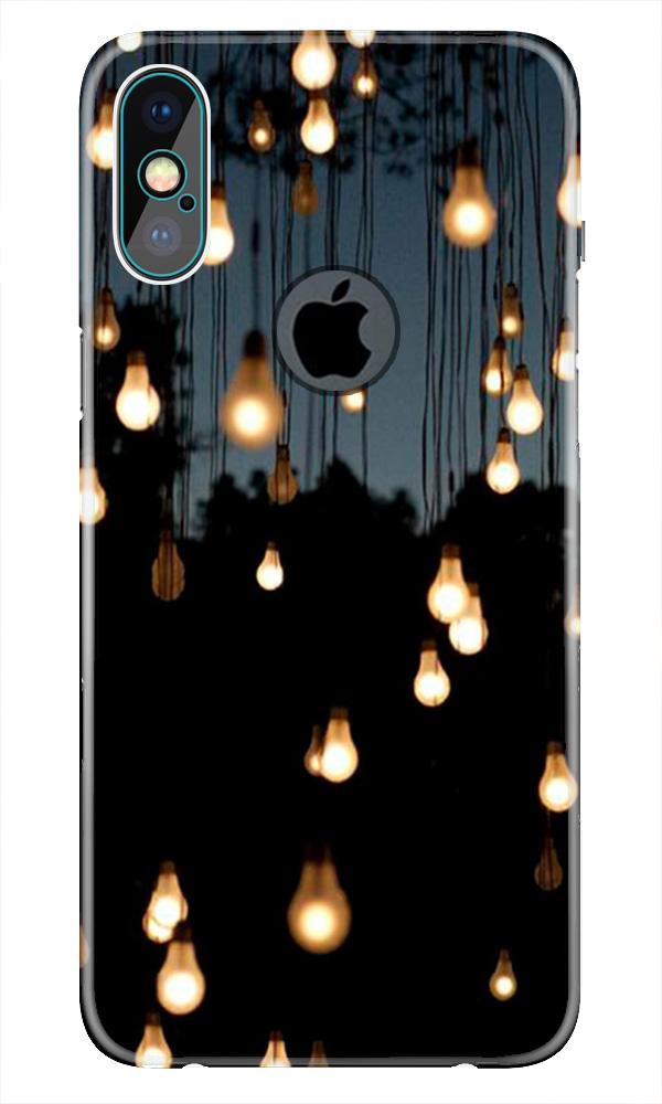Party Bulb Mobile Back Case for iPhone Xs Max logo cut (Design - 72) Party Bulb Case for iPhone Xs Max logo cut