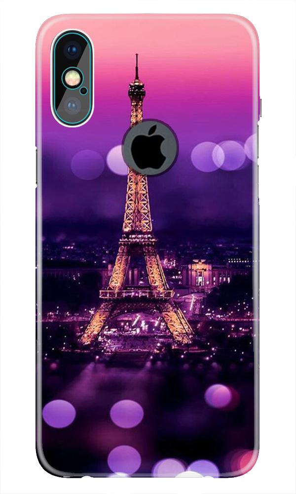 Eiffel Tower Mobile Back Case for iPhone Xs Max logo cut (Design - 86) Eiffel Tower Case for iPhone Xs Max logo cut