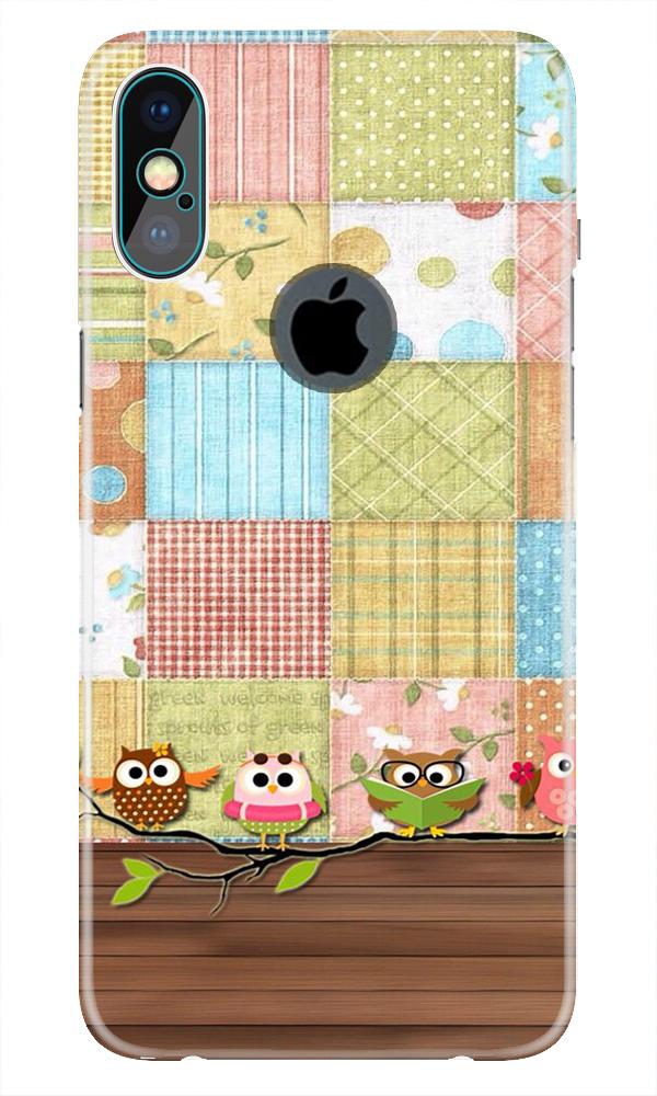 Owls Mobile Back Case for iPhone Xs Max logo cut (Design - 202) Owls Case for iPhone Xs Max logo cut (Design - 202)