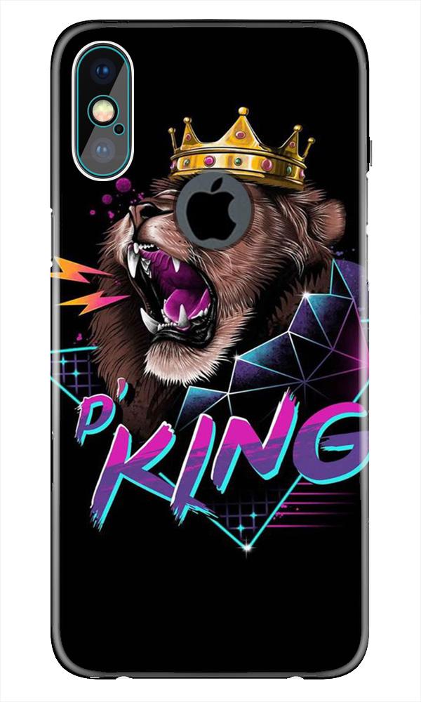 Lion King Mobile Back Case for iPhone Xs Max logo cut (Design - 219) Lion King Case for iPhone Xs Max logo cut (Design No. 219)