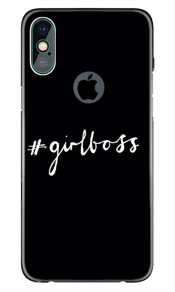 #GirlBoss Mobile Back Case for iPhone Xs Max logo cut (Design - 266) #GirlBoss Case for iPhone Xs Max logo cut (Design No. 266)