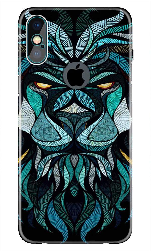 Lion Mobile Back Case for iPhone Xs Max logo cut (Design - 314) Lion Mobile Back Case for iPhone Xs Max logo cut (Design - 314)
