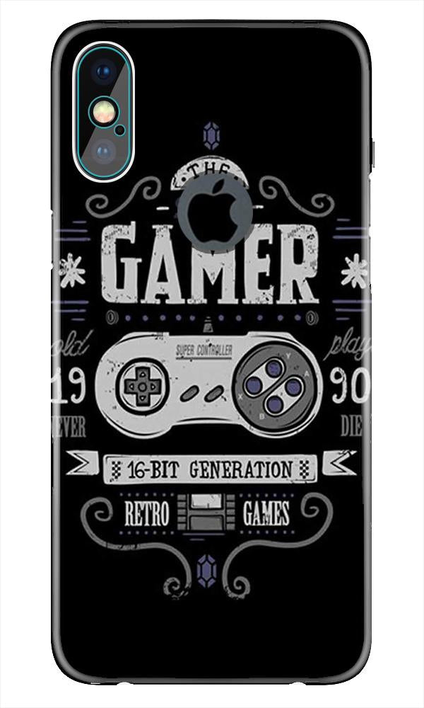 Gamer Mobile Back Case for iPhone Xs Max logo cut (Design - 330) Gamer Mobile Back Case for iPhone Xs Max logo cut (Design - 330)