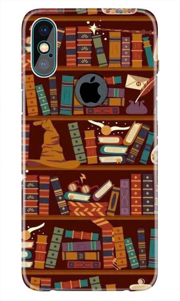 Book Shelf Mobile Back Case for iPhone Xs Max logo cut (Design - 390) Book Shelf Mobile Back Case for iPhone Xs Max logo cut (Design - 390)