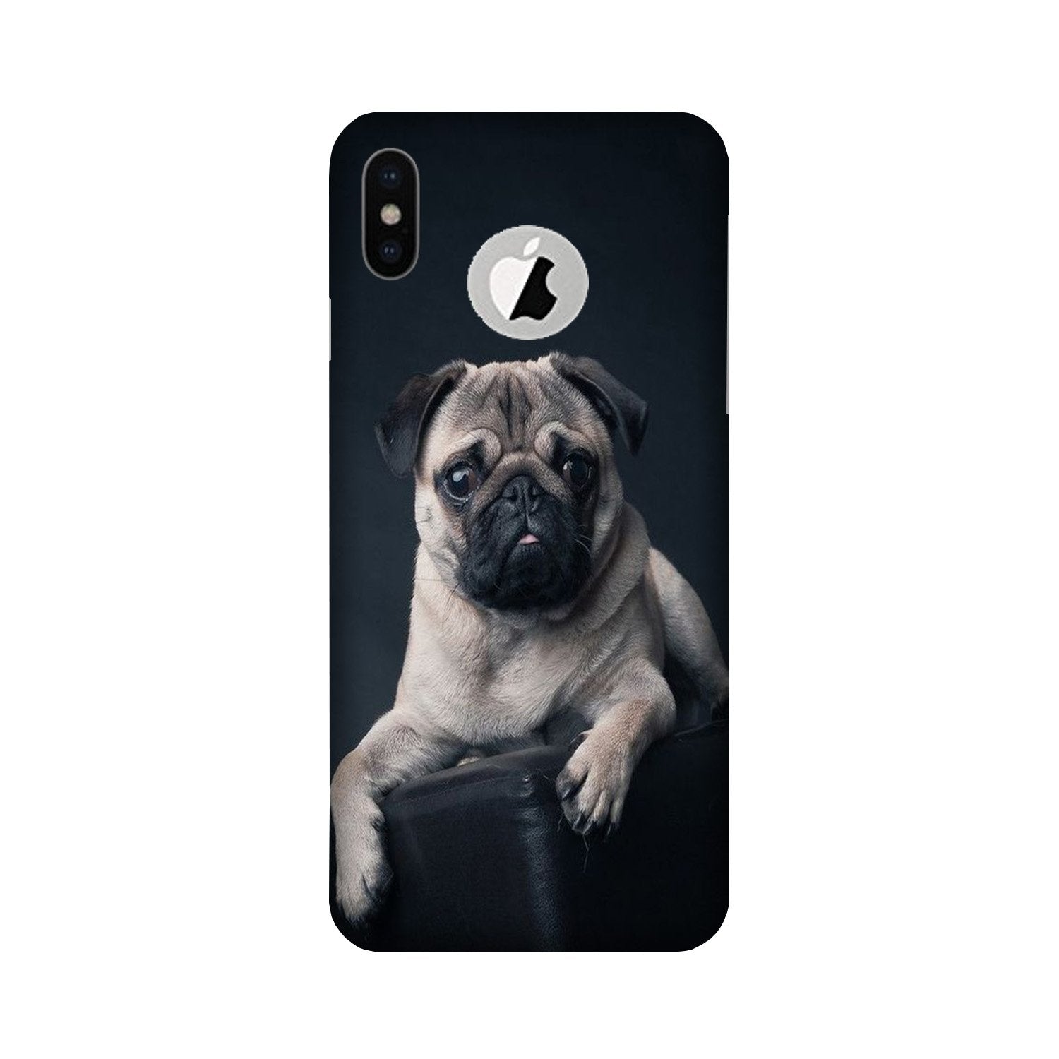 little Puppy Mobile Back Case for iPhone Xs logo cut (Design - 68) little Puppy Case for iPhone Xs logo cut